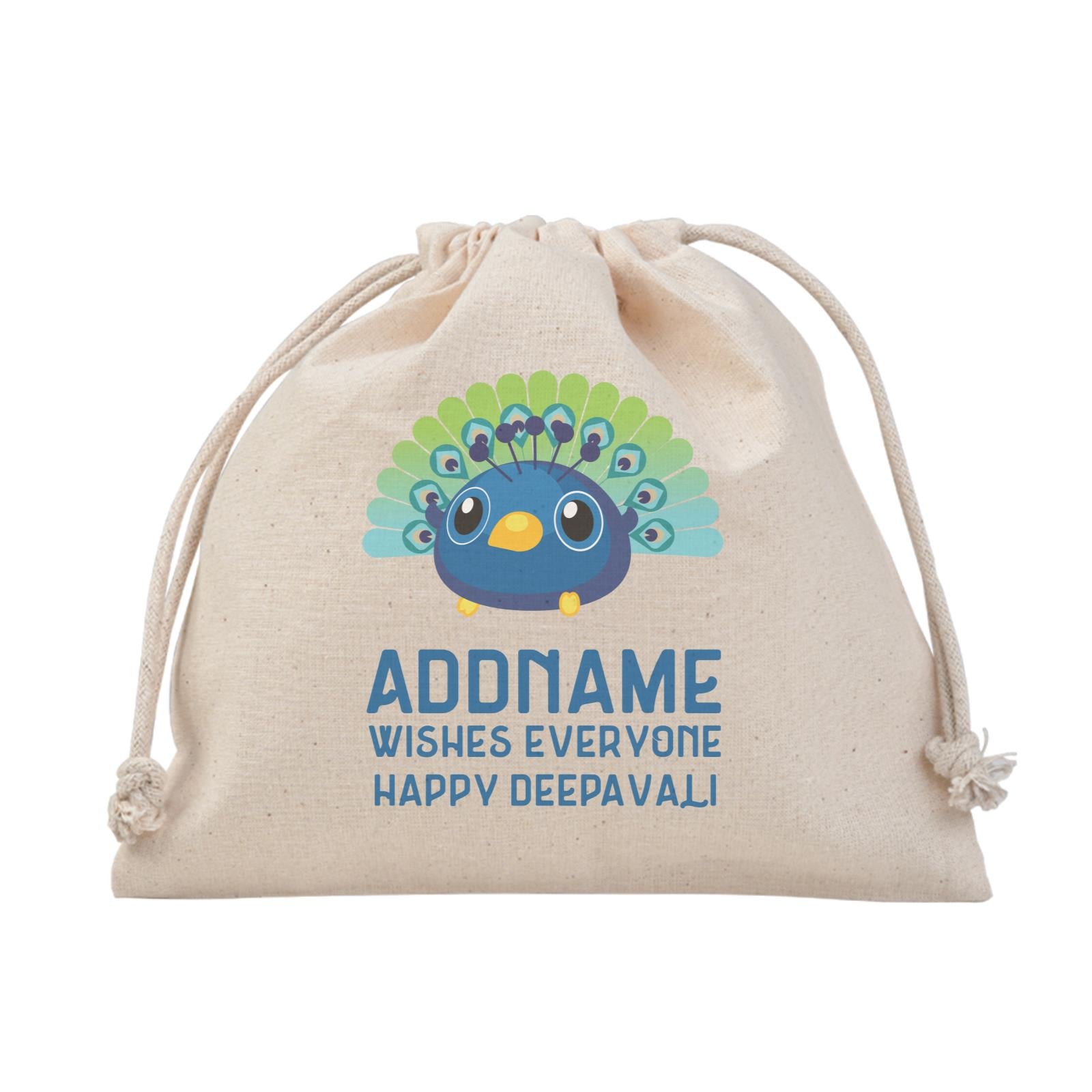 Deepavali Series Baby Peacock Wishes Everyone Happy Deepavali Satchel