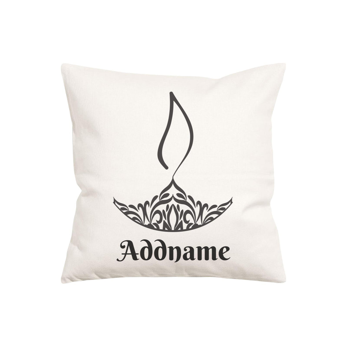 Deepavali Series Minimalist Diya Symbol PW Cushion