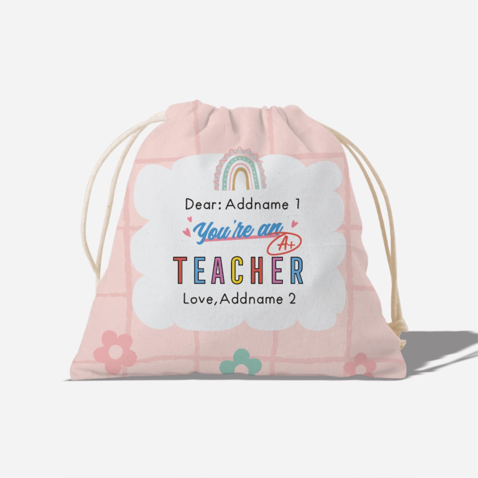 Doodle Series - You'Re An A+ Teacher Full Print Satchel