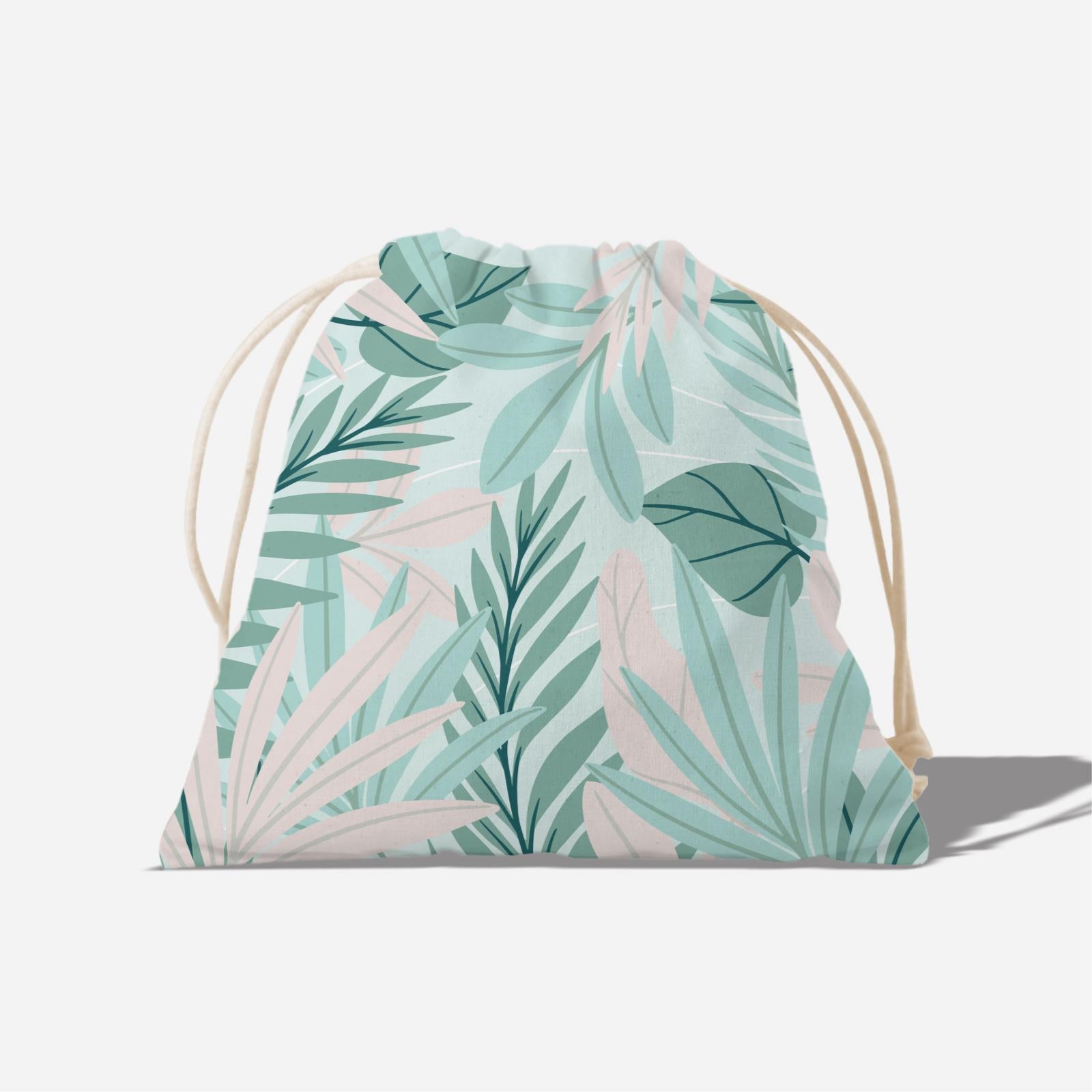 Suasana Series Full Print Satchel - Ash Green