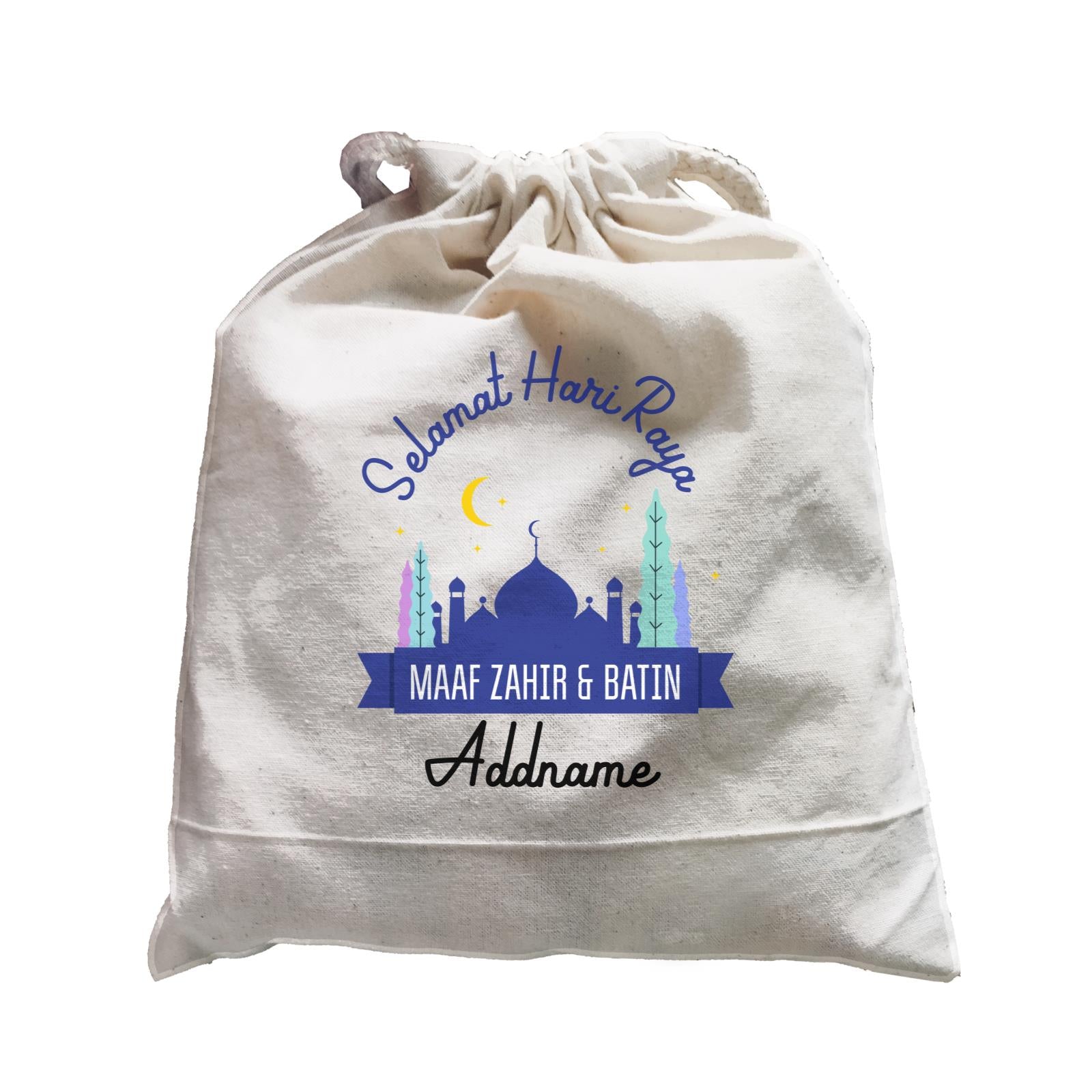 Selamat Hari Raya Maaf Zahir Dan Batin Raya Logo Satchel