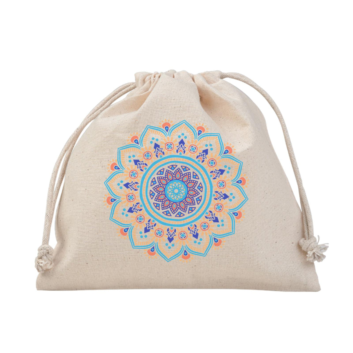 Deepavali Series Non-personalised Sky Blue Mandala Satchel