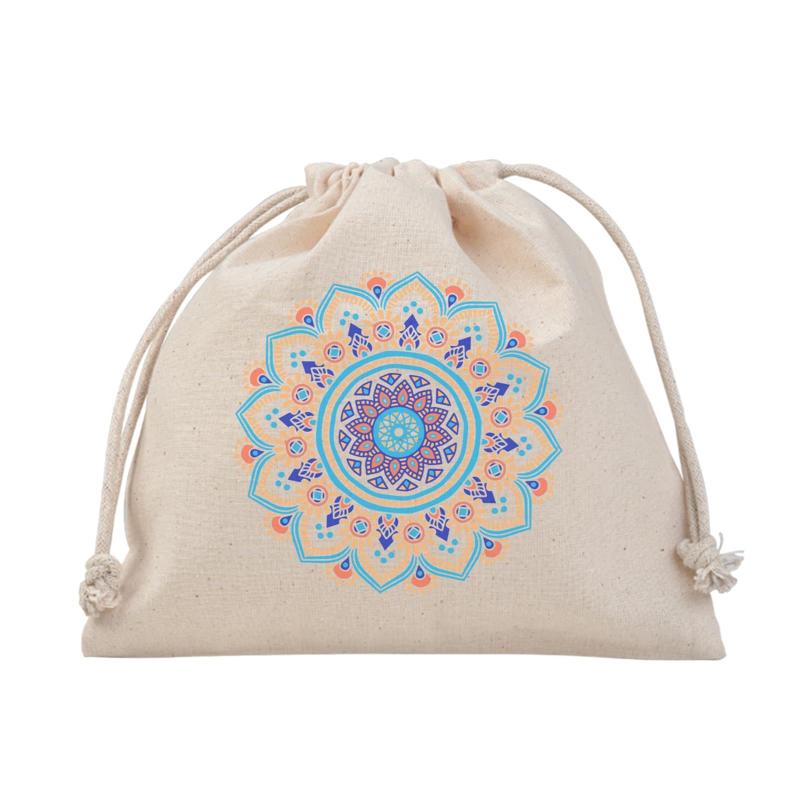 Deepavali Series Non-personalised Sky Blue Mandala Satchel
