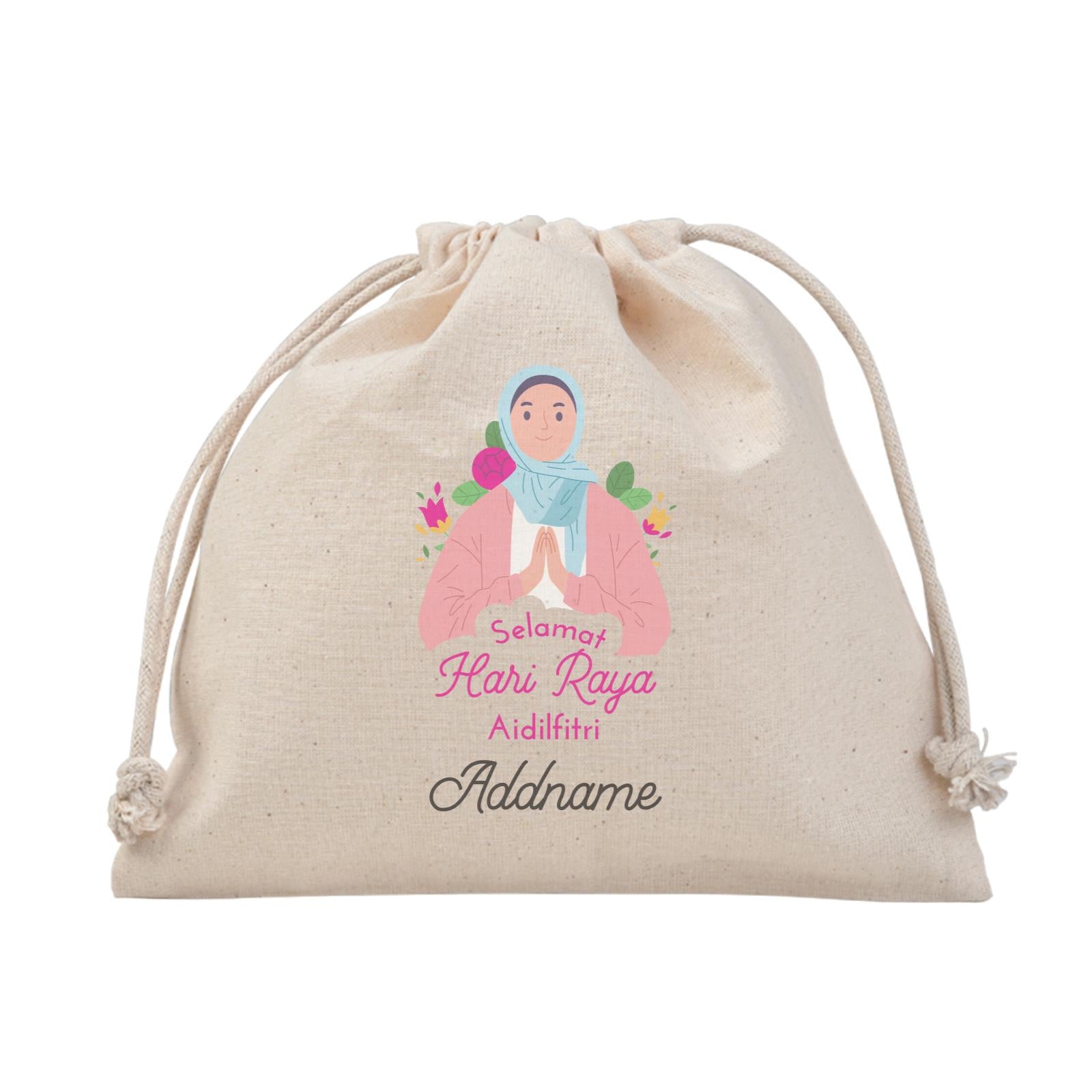 Selamat Hari Raya Aidilfitri Pink Satchel