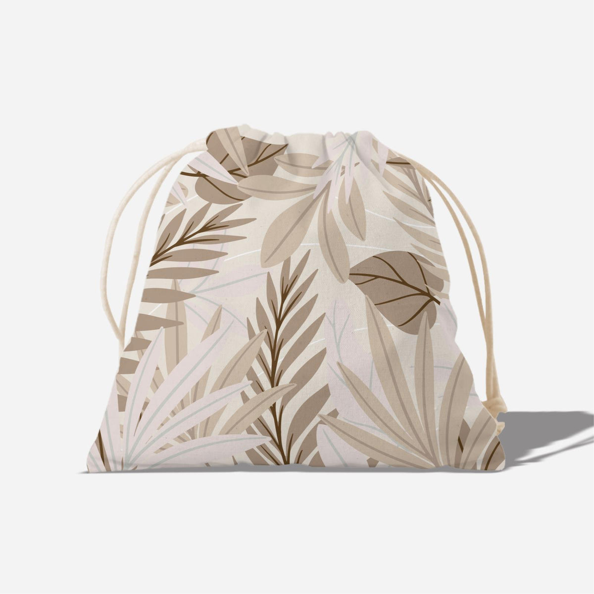 Suasana Series Full Print Satchel - Ash Brown