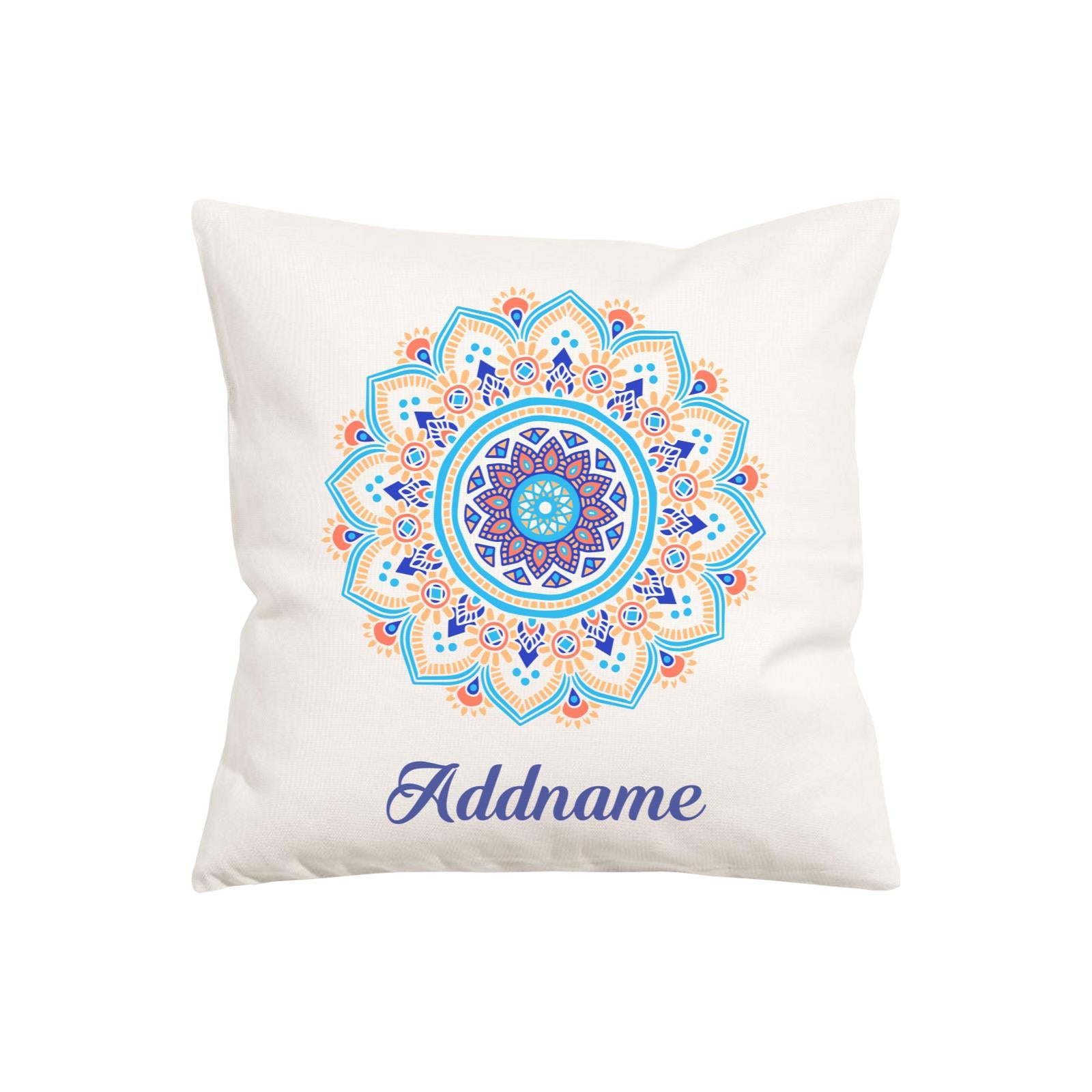 Deepavali Series Sky Blue Mandala PW Cushion