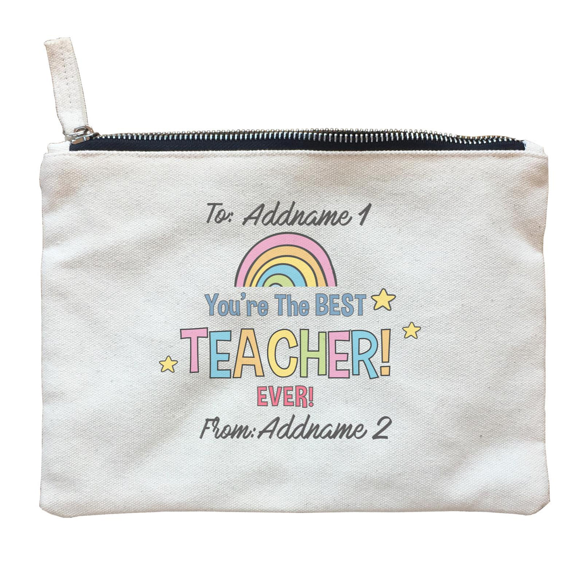 Doodle Series - You're The Best Teacher Ever Zipper Pouch