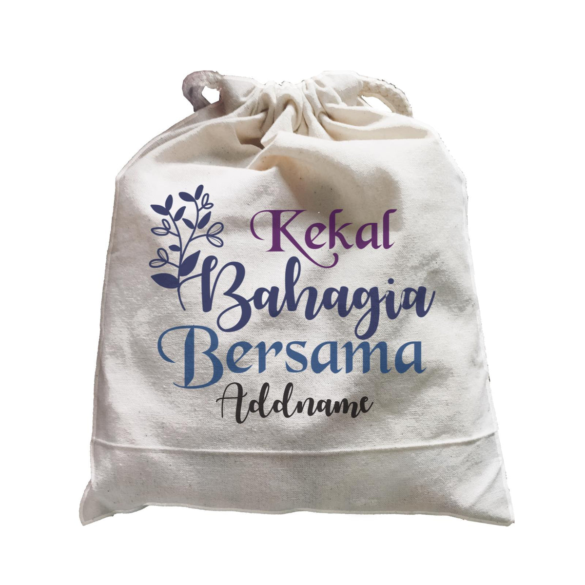 Kekal Bahagia Bersama Raya Typography Satchel