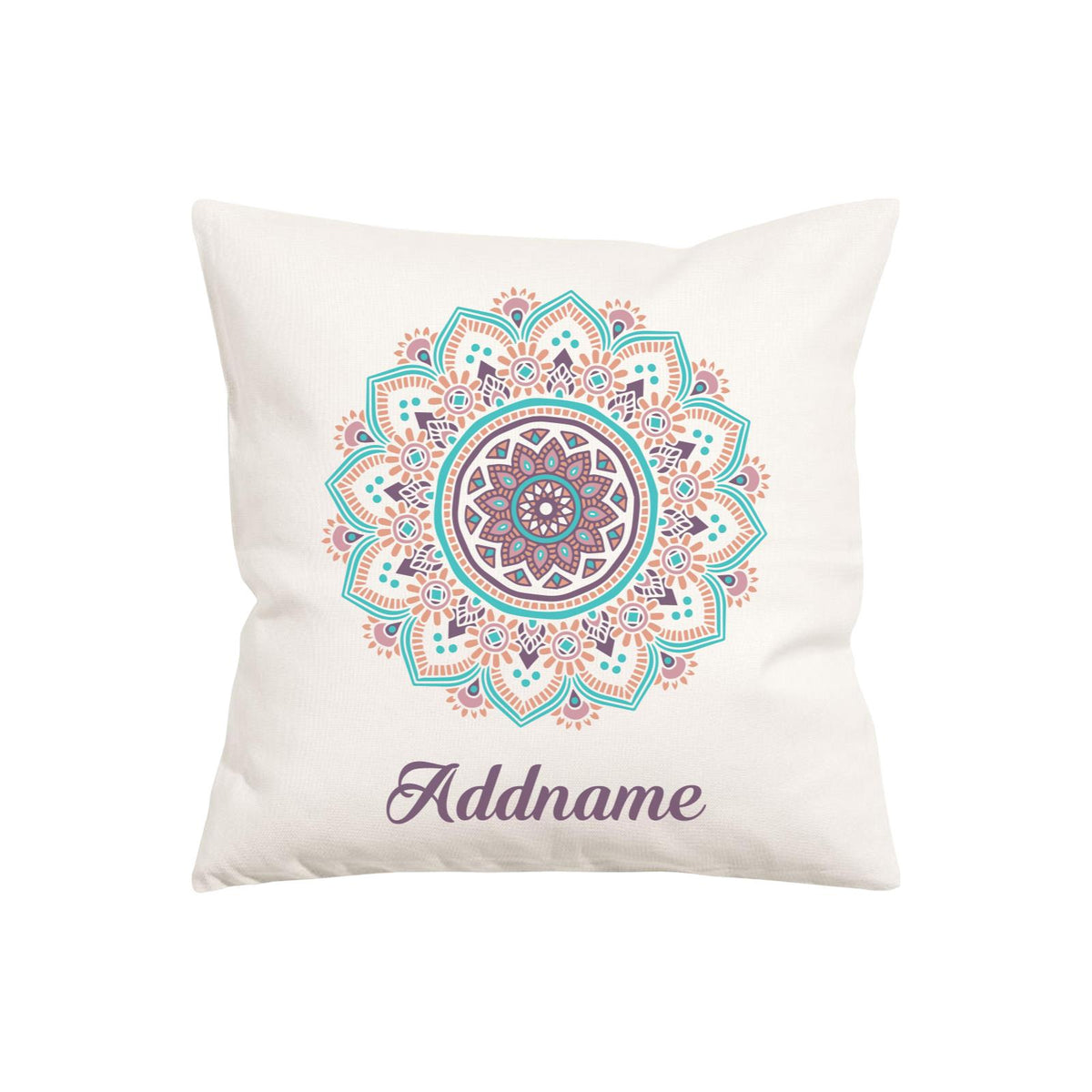 Deepavali Series Turquoise Mandala PW Cushion