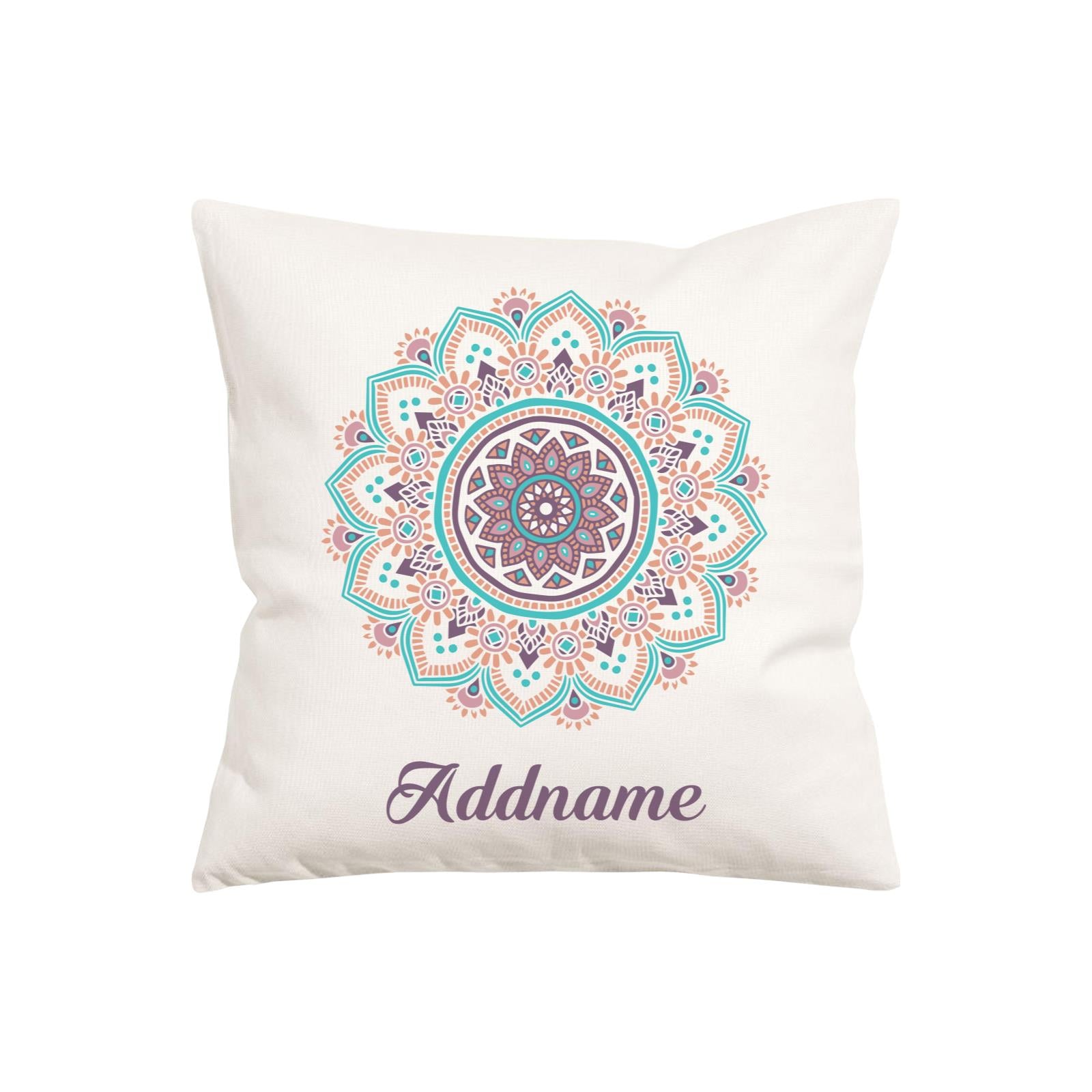 Deepavali Series Turquoise Mandala PW Cushion
