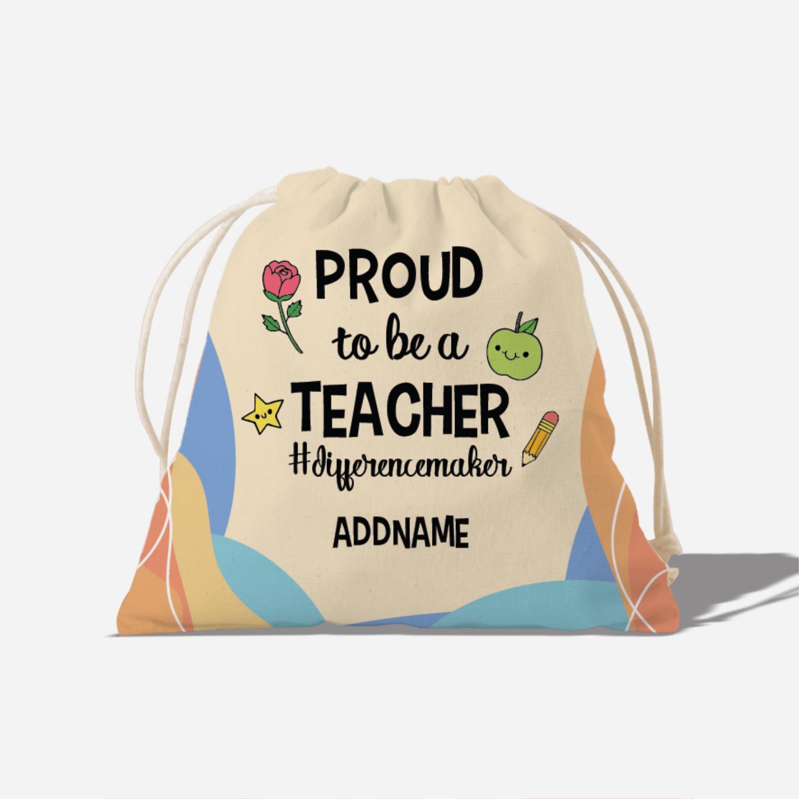 Doodle Series - Proud To Be A Teacher #Differencemaker Full Print Satchel