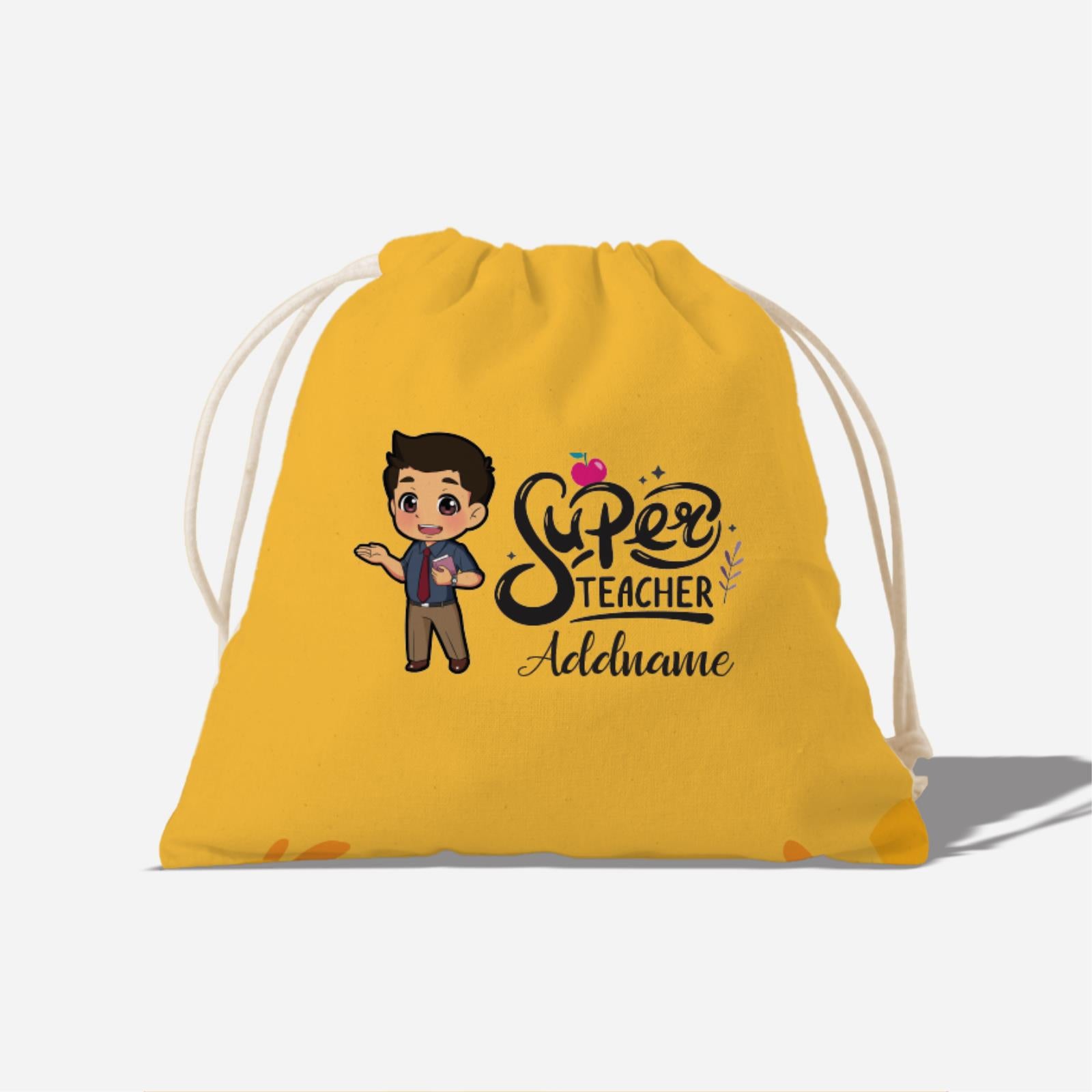 Chibi Super Teacher Malay Male Teacher Full Print Satchel
