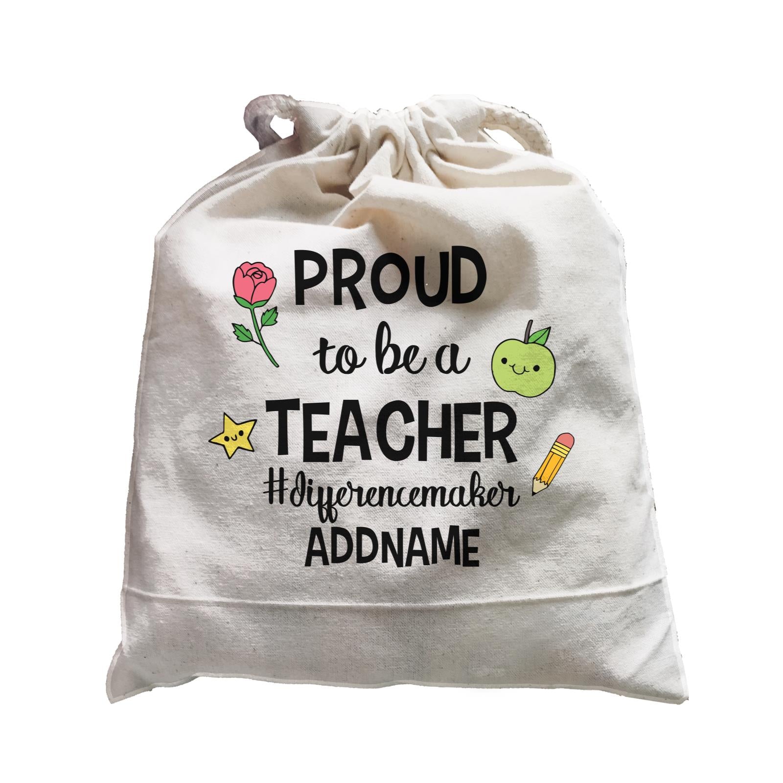 Doodle Series - Proud To Be A Teacher #differencemaker Satchel
