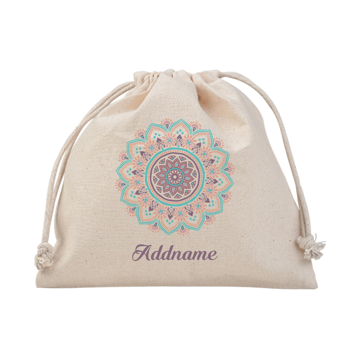 Deepavali Series Turquoise Mandala Satchel