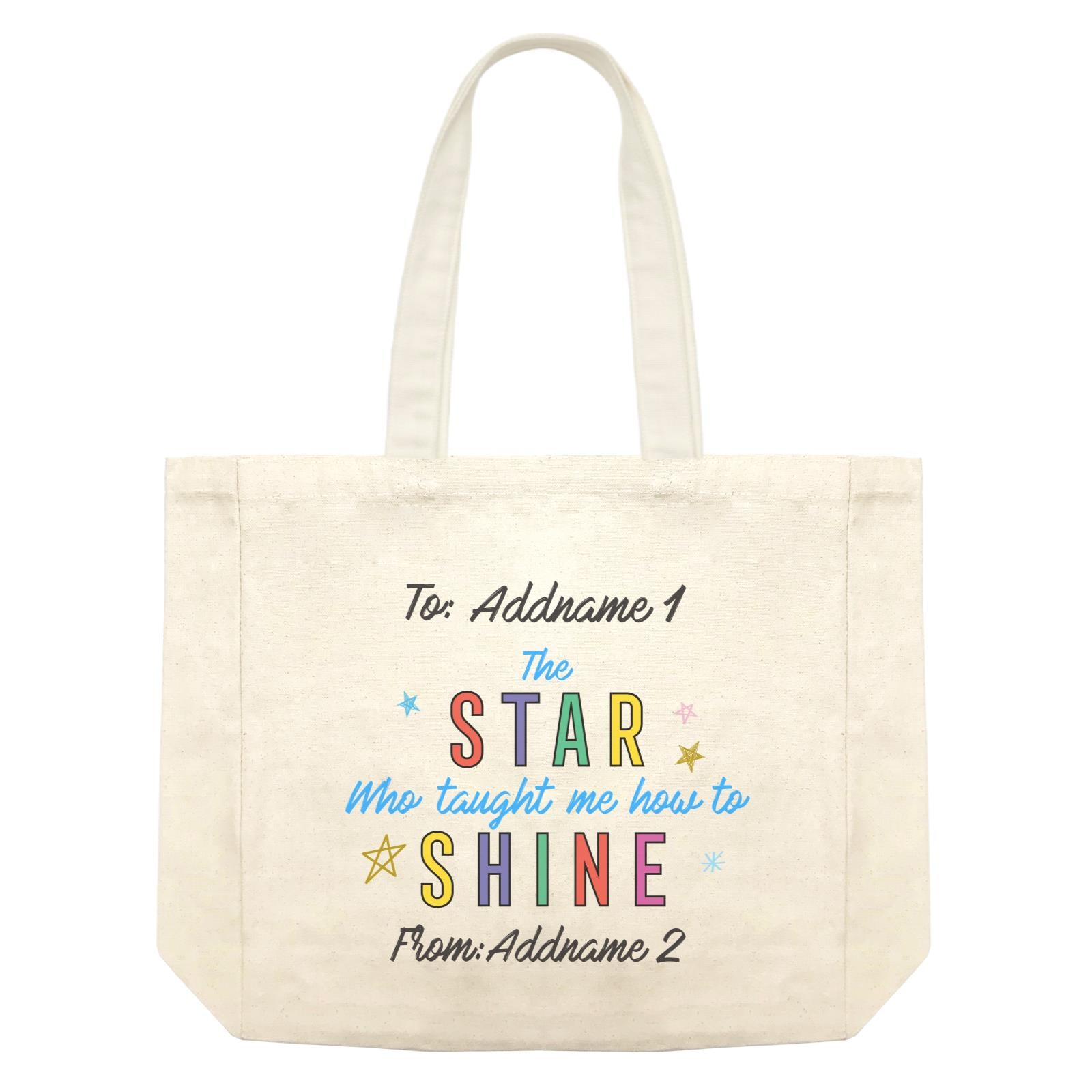 Doodle Series - The Star Who Taught Me How To Shine Shopping Bag