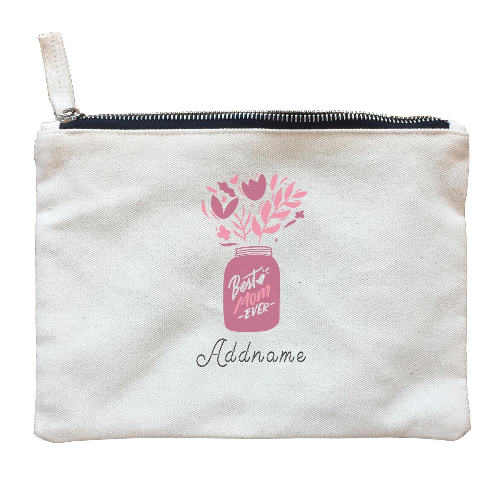 Mother's Day - Best Mom Ever Vase Zipper Pouch