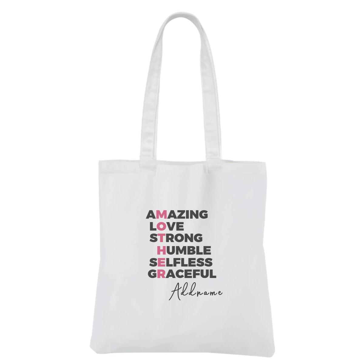 Mother's Day - Amazing Mother White Canvas Bag