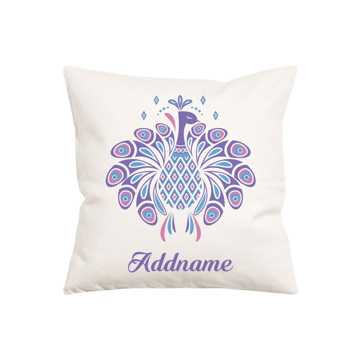 Deepavali Series Geometric Peacock PW Cushion