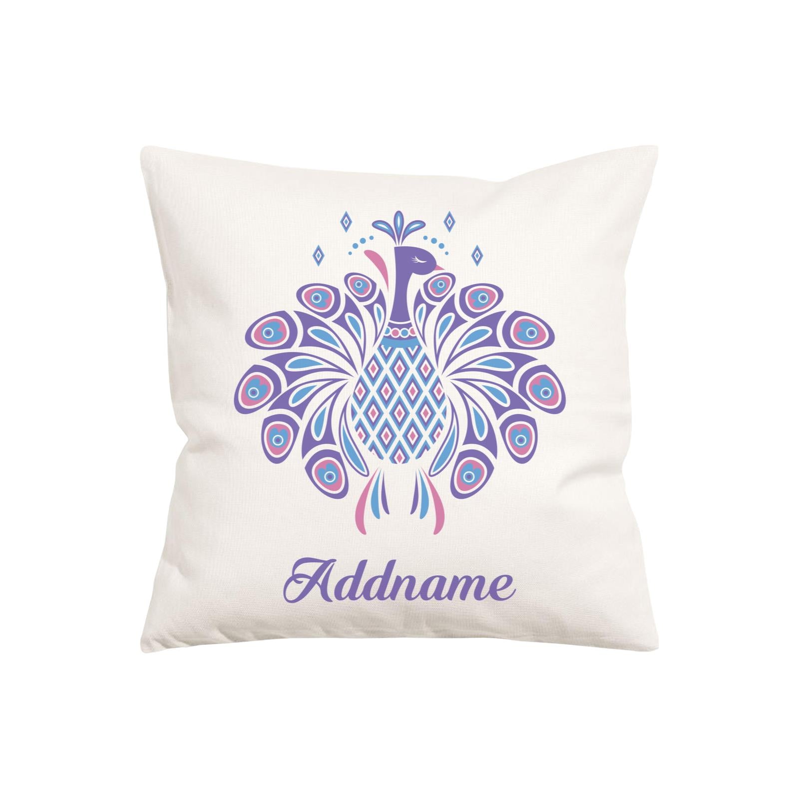 Deepavali Series Geometric Peacock PW Cushion