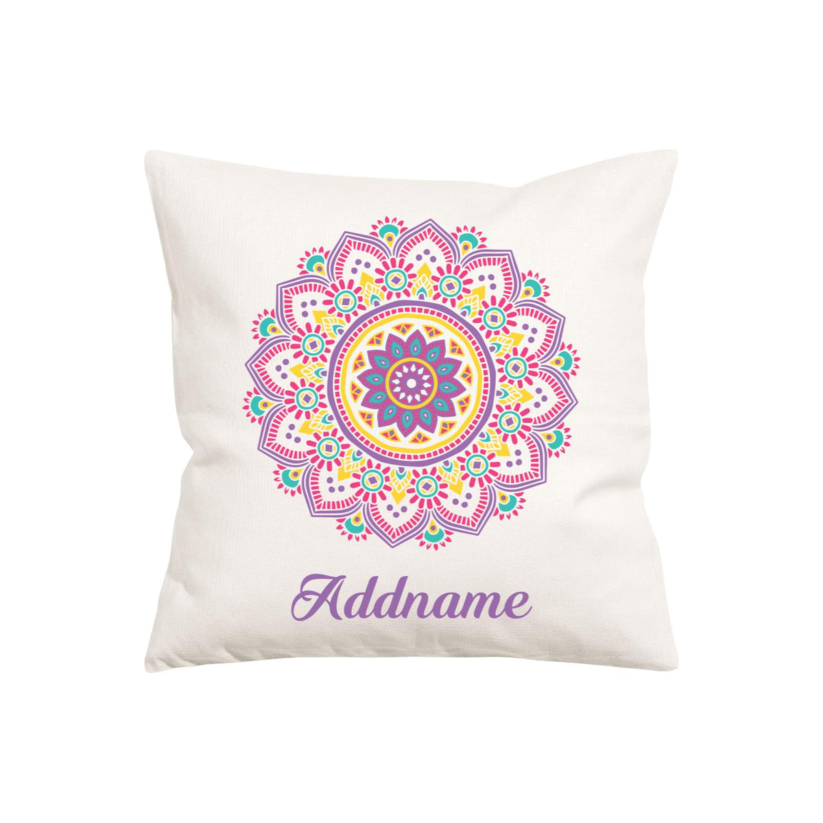 Deepavali Series Purple Mandala PW Cushion