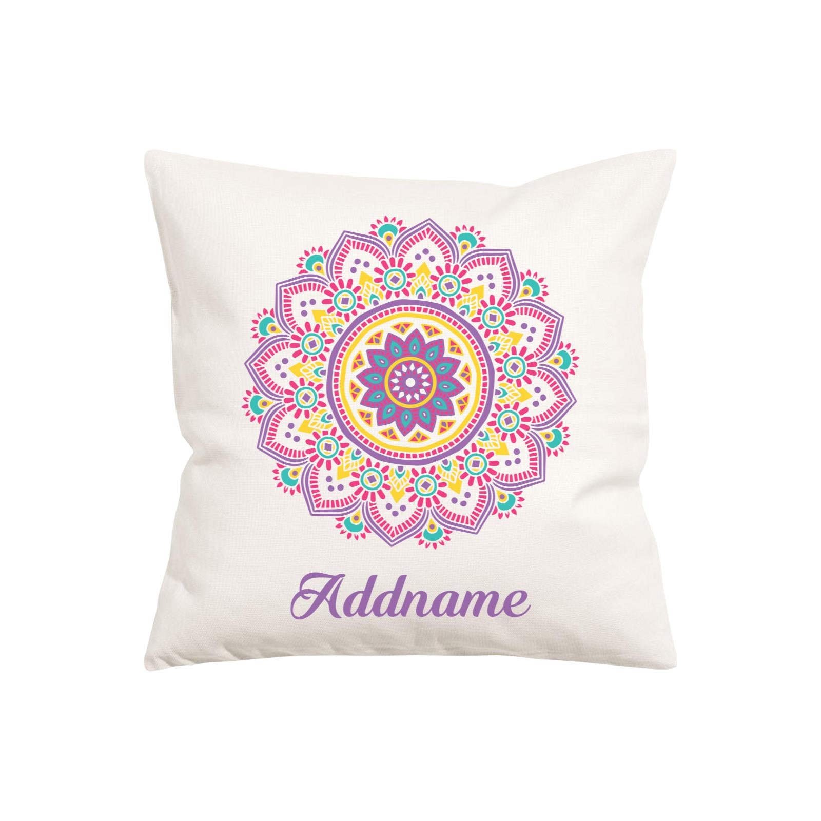 Deepavali Series Purple Mandala PW Cushion