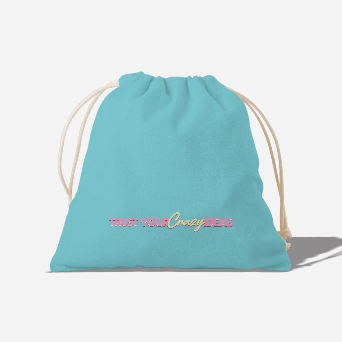 Be Confident Series Satchel - Trust Your Crazy Idea - Cyan