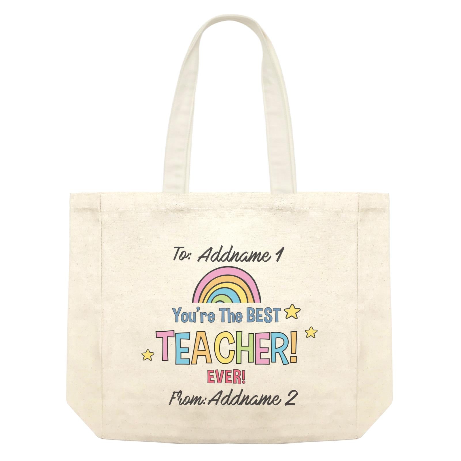 Doodle Series - You're The Best Teacher Ever Shopping Bag