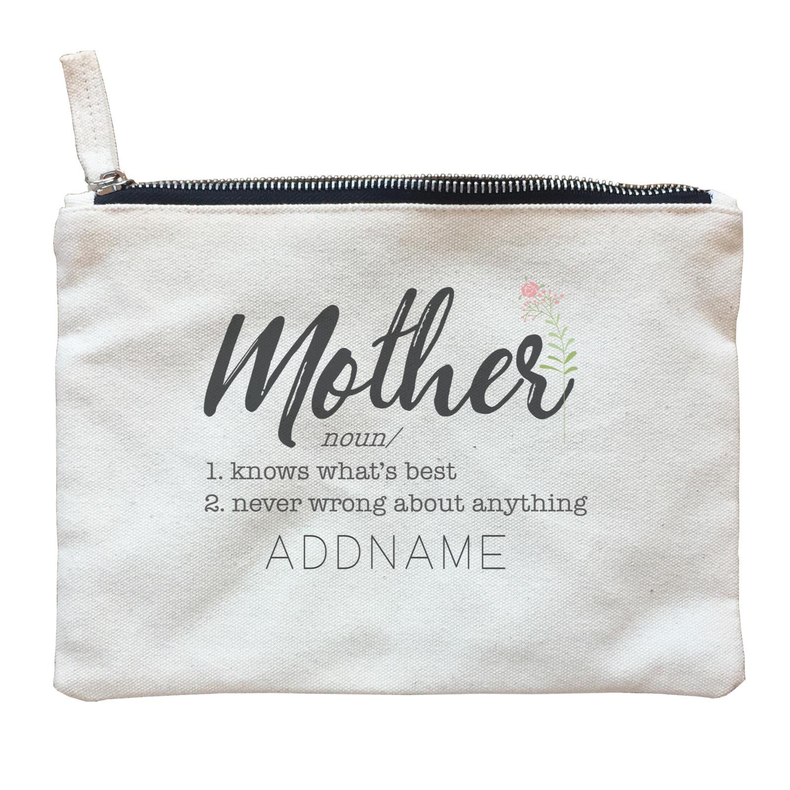 Mother's Day - A Mother's Meaning Zipper Pouch