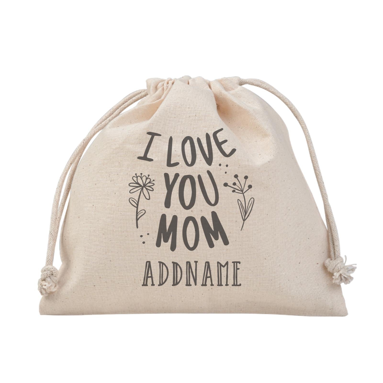 [MOTHER'S DAY 2021] I Love You Mom Flower Satchel