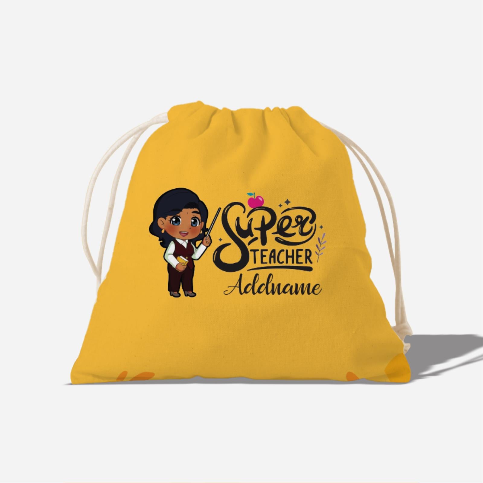 Chibi Super Teacher Indian Female Teacher Full Print Satchel