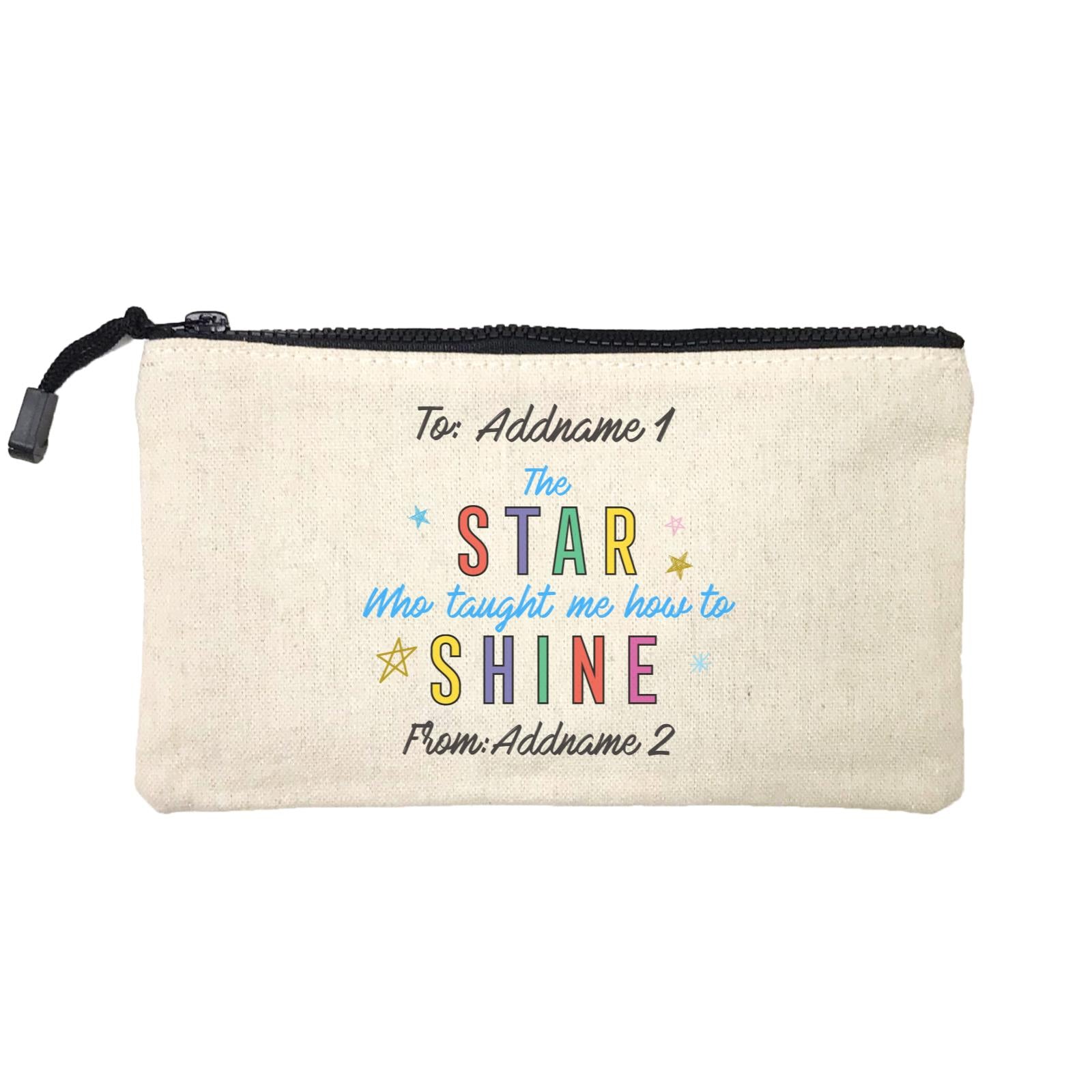 Doodle Series - The Star Who Taught Me How To Shine Mini Accessories Stationery Pouch