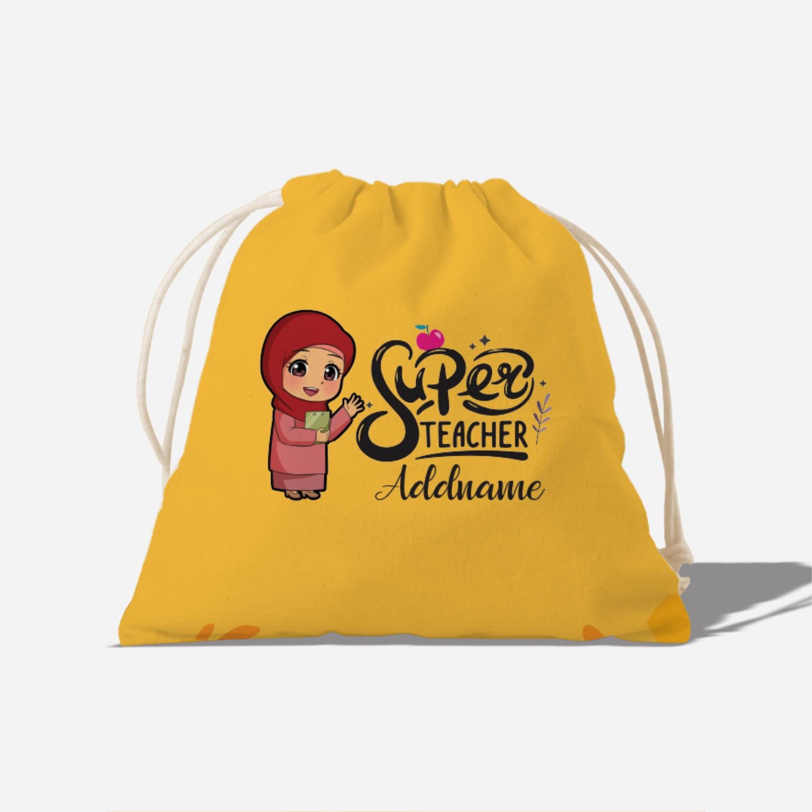 Chibi Super Teacher Malay Female Teacher Full Print Satchel