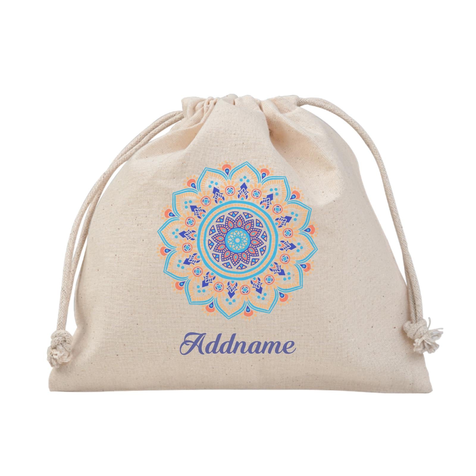Deepavali Series Sky Blue Mandala Satchel