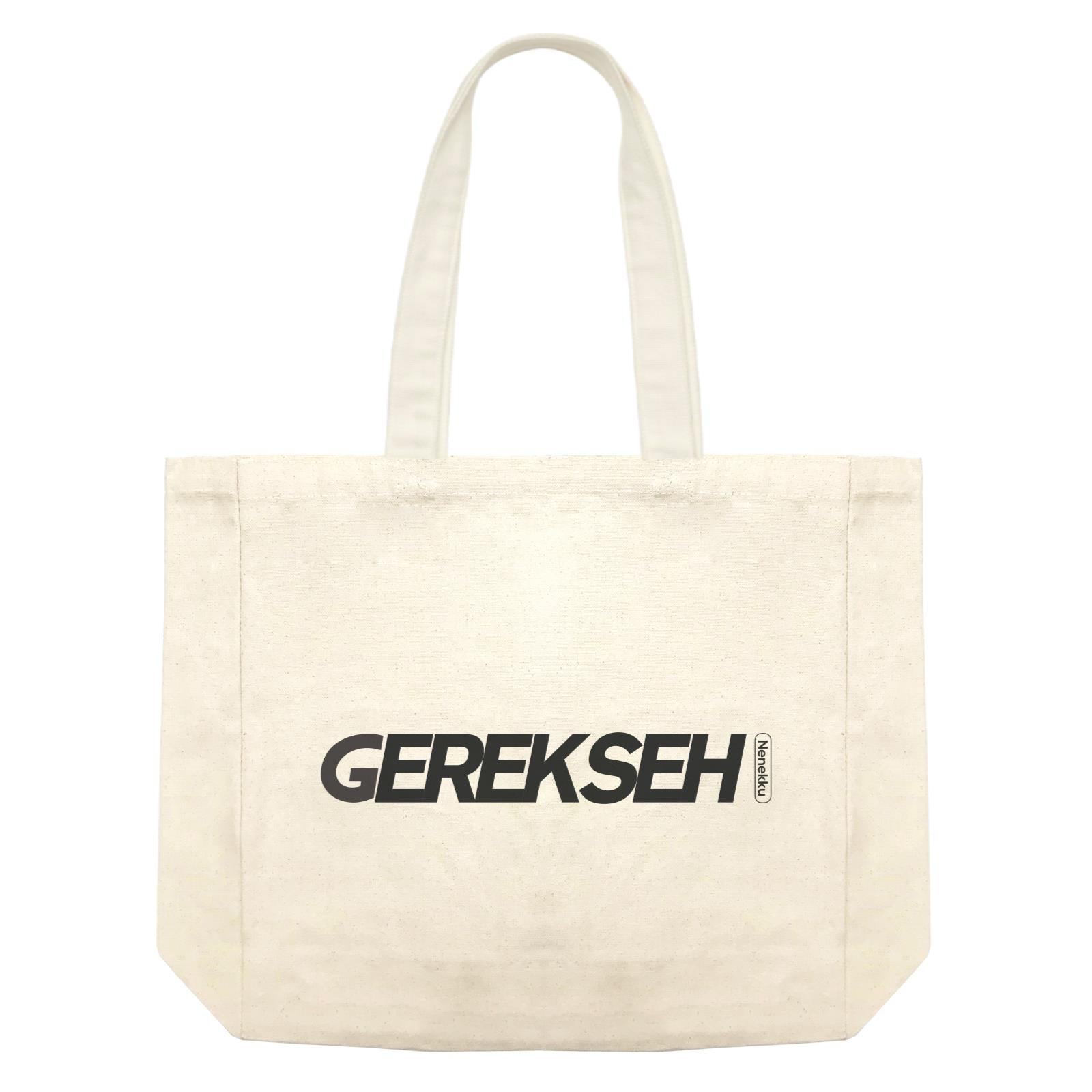 Slang Statement Gerek Seh Accessories Shopping Bag