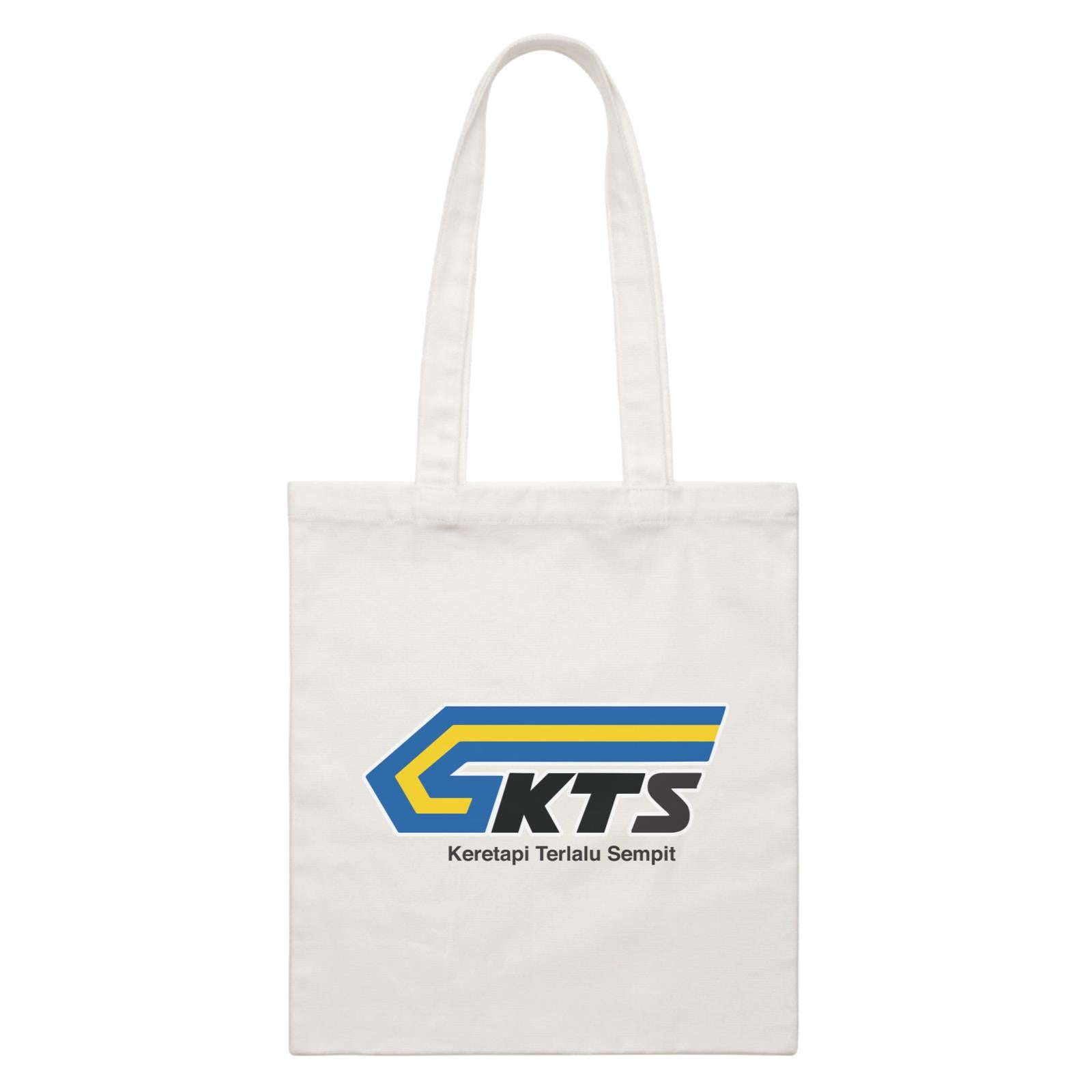 Slang Statement KTS Accessories White Canvas Bag