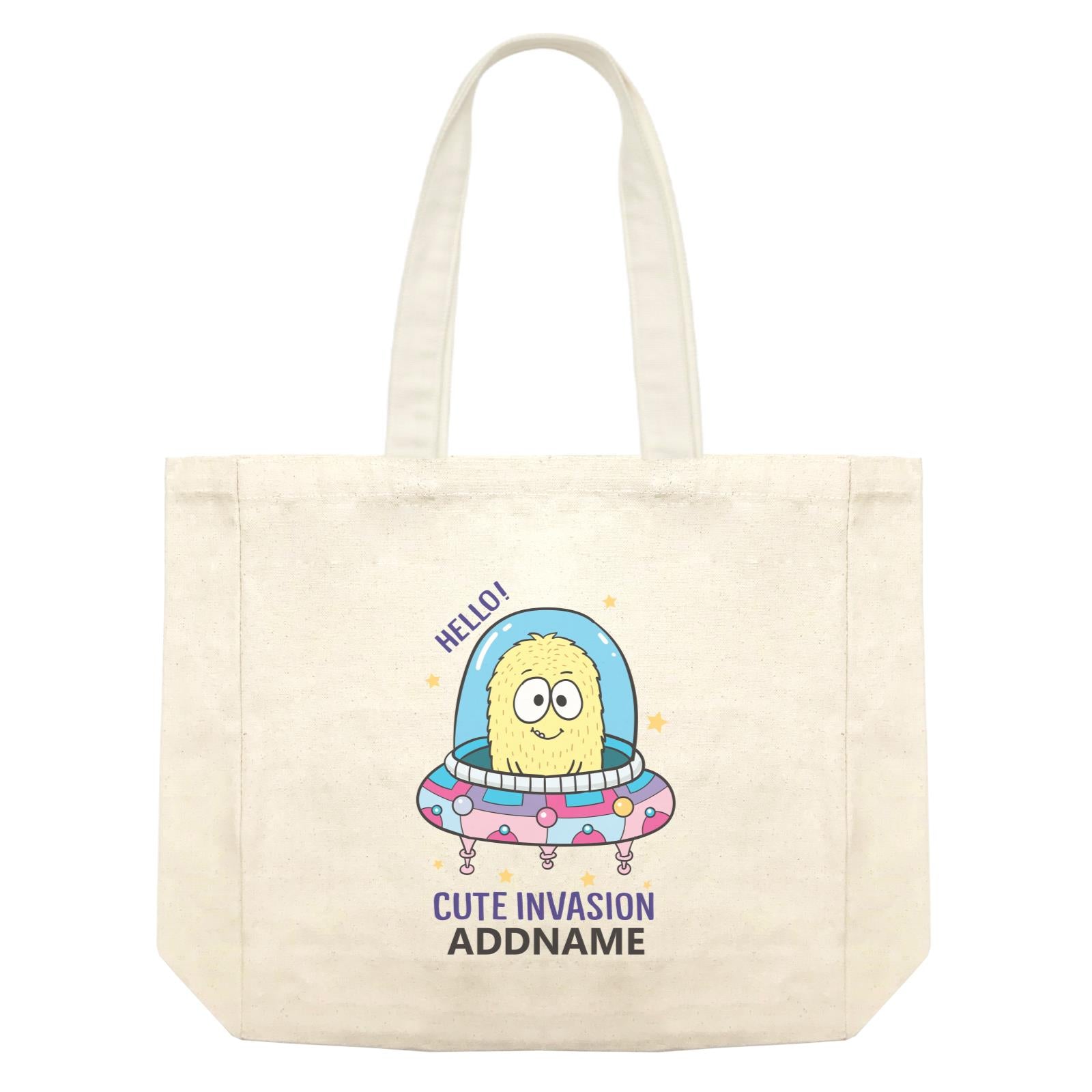 Cool Cute Monster Hello Cute Invasion Monster Addname Shopping Bag