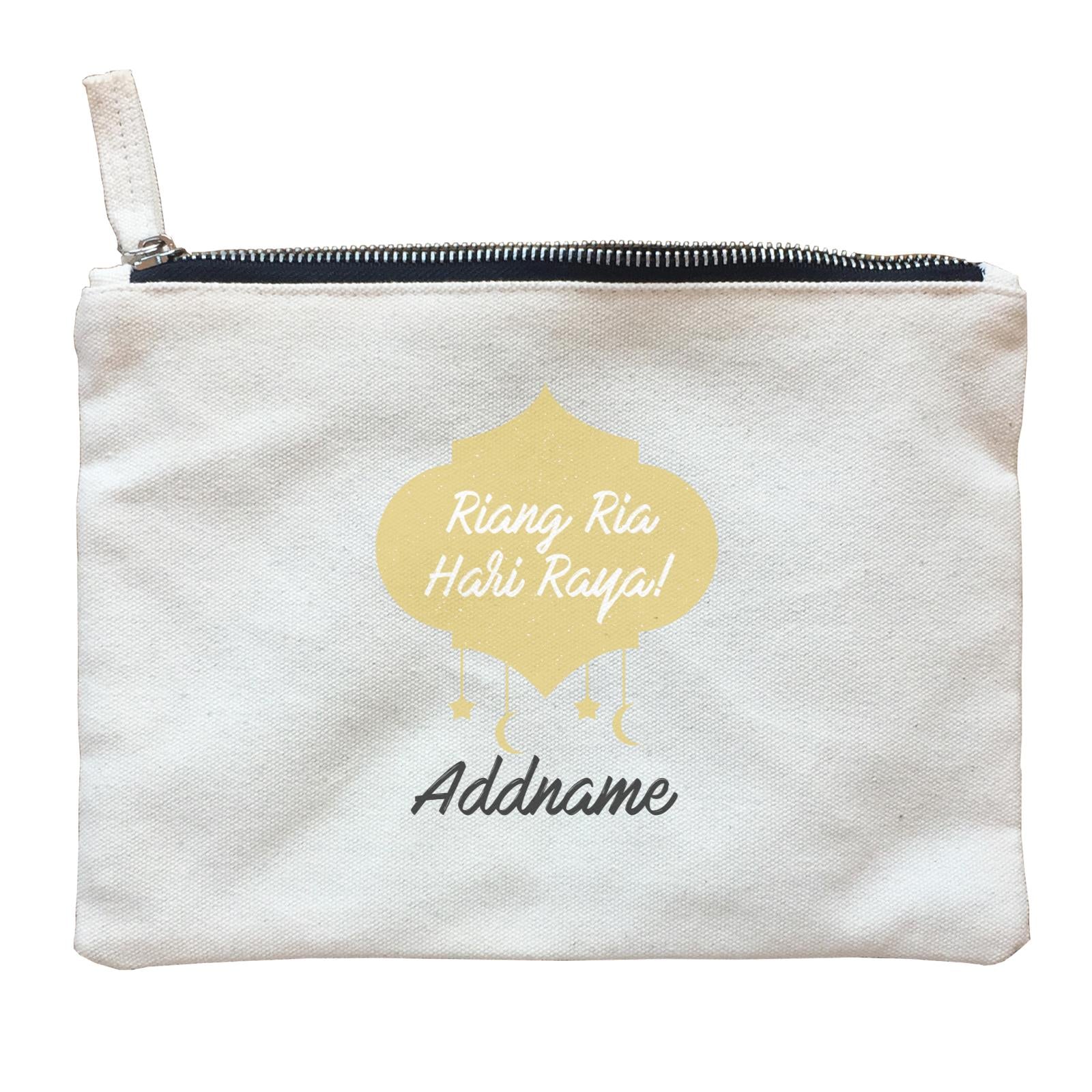 Riang Raya Hari Raya Raya Logo Zipper Pouch