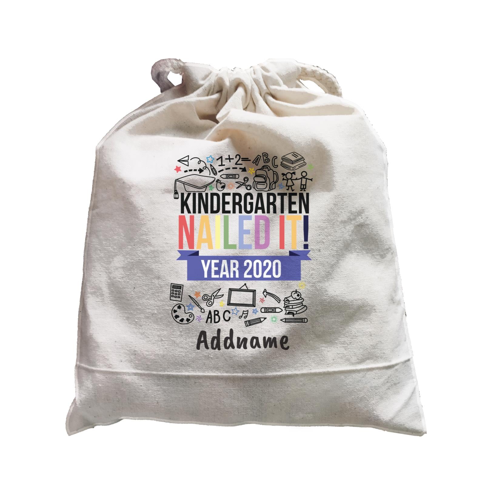 Graduation Series Kindergarten Nailed It Satchel