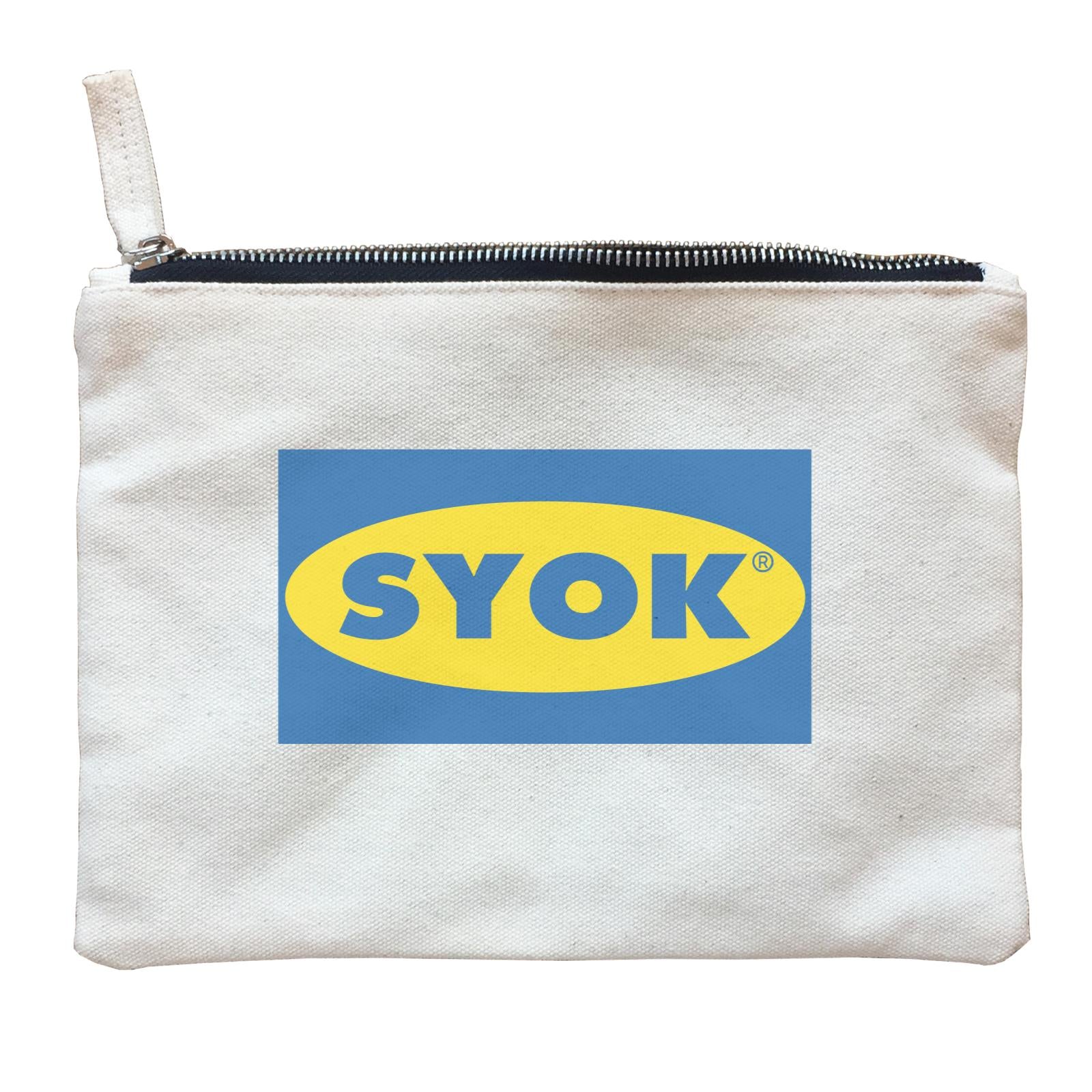 Slang Statement Syok Accessories Zipper Pouch