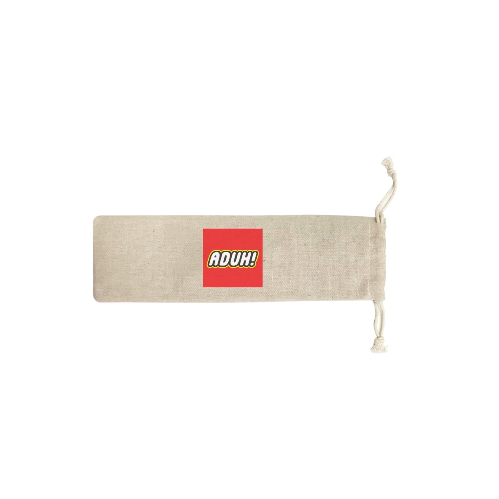 Slang Statement Aduh SB Straw Pouch (No Straws included)
