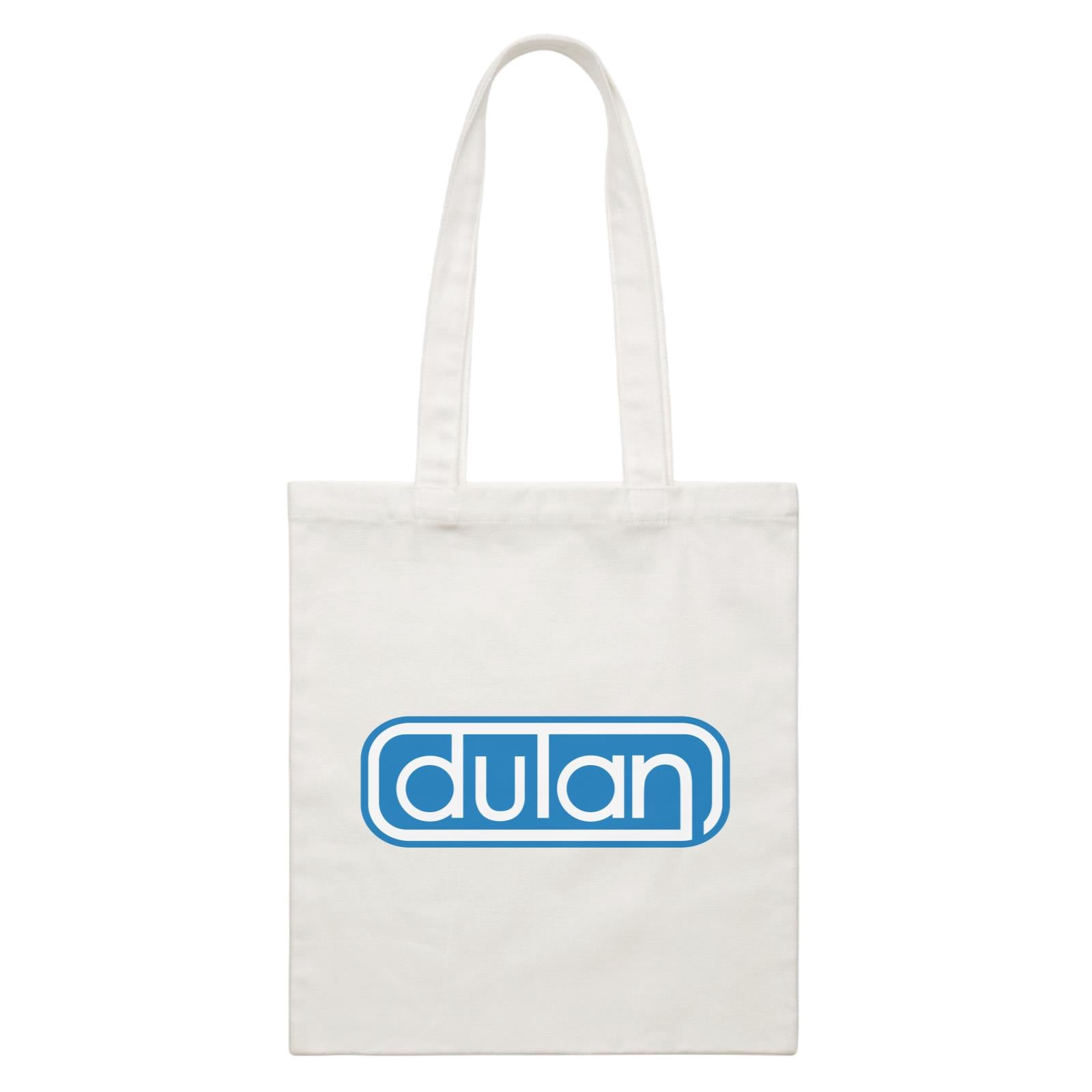 Slang Statement dulan Accessories White Canvas Bag