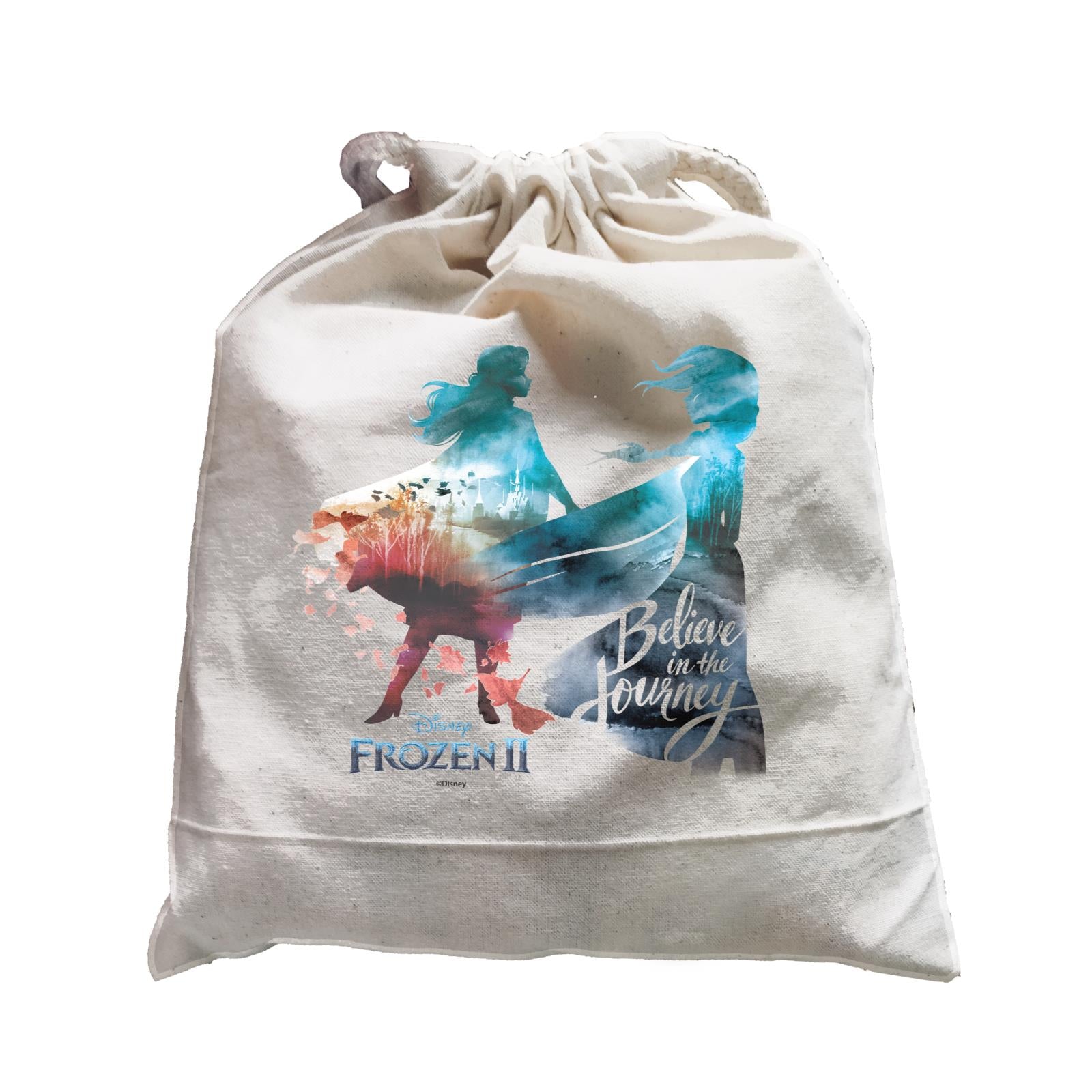 Disney Frozen 2 Snowflake Believe In The Journey With Anna and Elsa Satchel