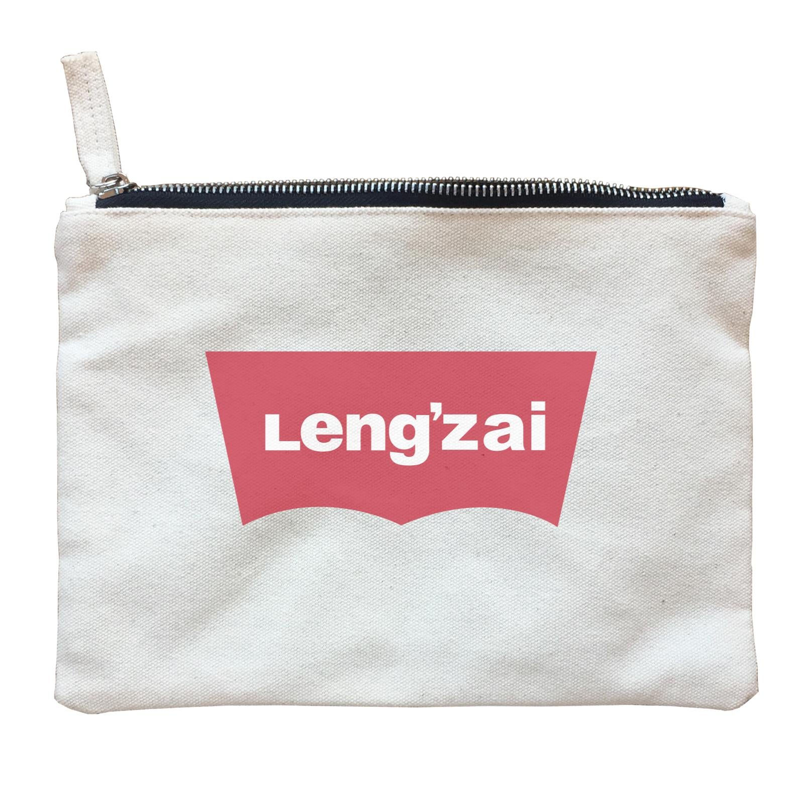 Slang Statement Lengzai Accessories Zipper Pouch