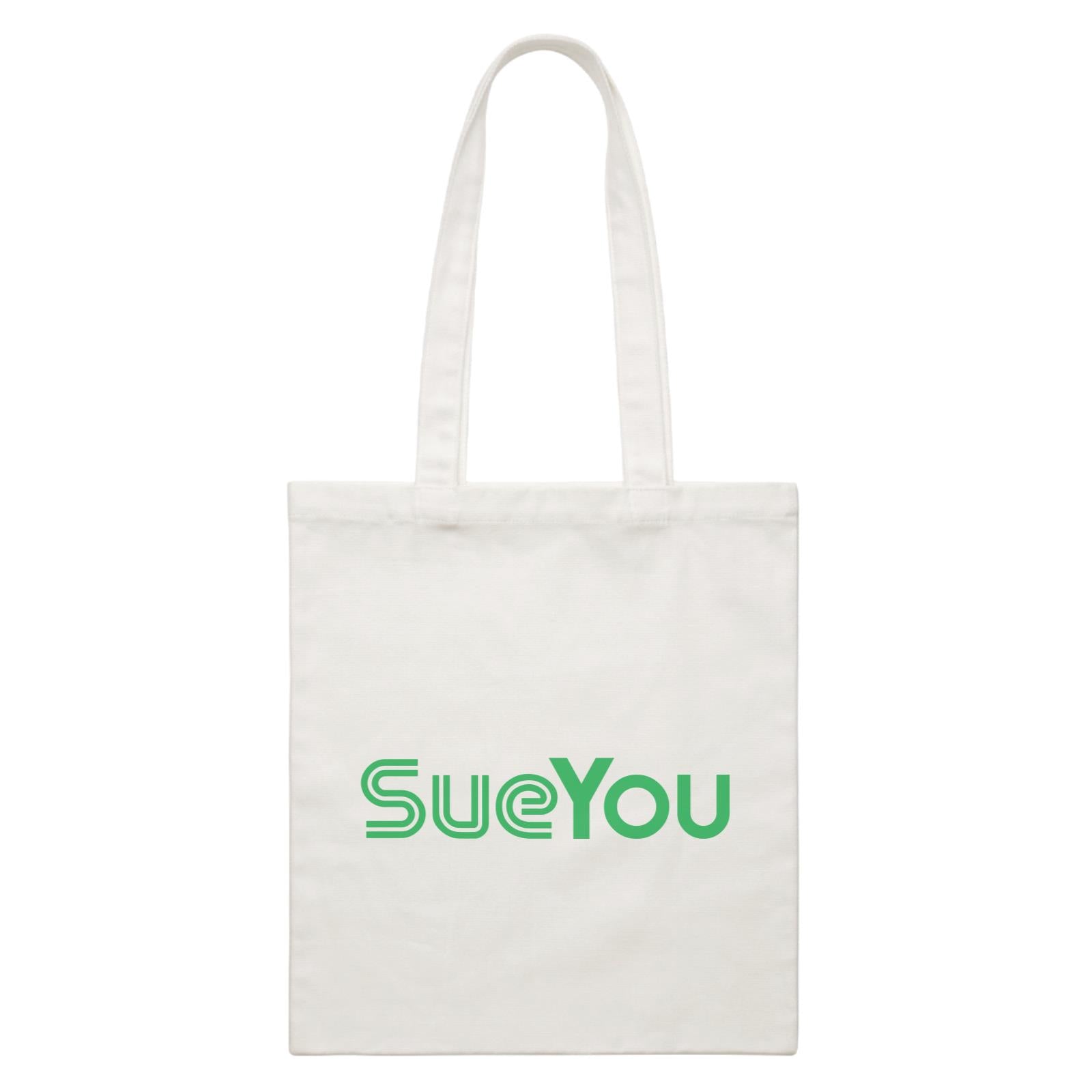 Slang Statement SueYou Accessories White Canvas Bag