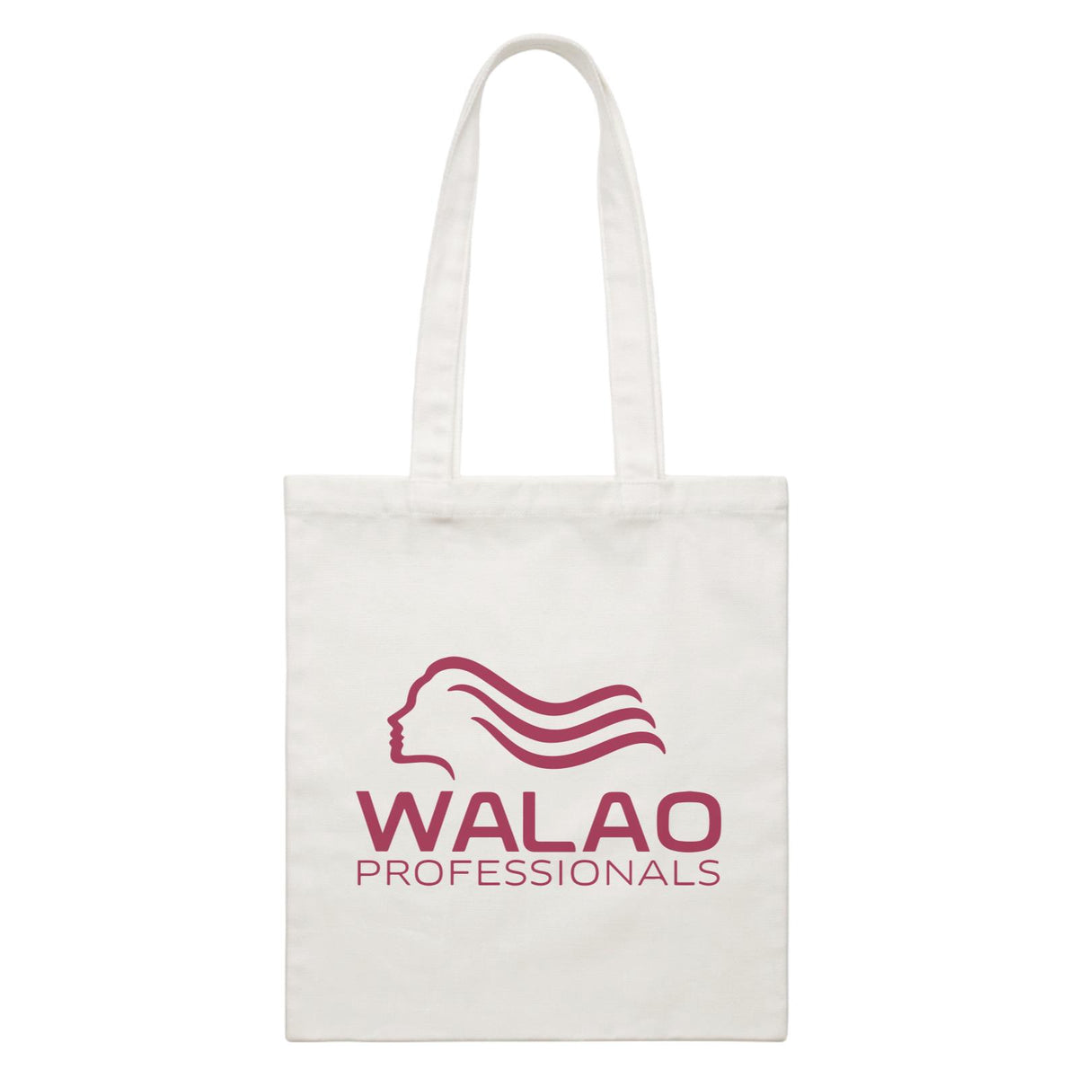 Slang Statement Walao Professional Accessories White Canvas Bag