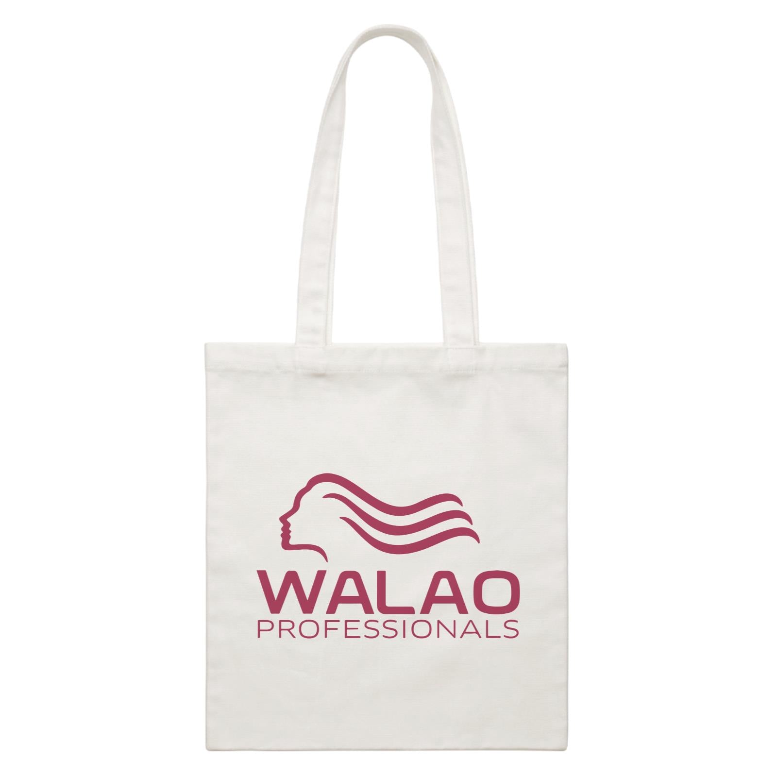 Slang Statement Walao Professional Accessories White Canvas Bag