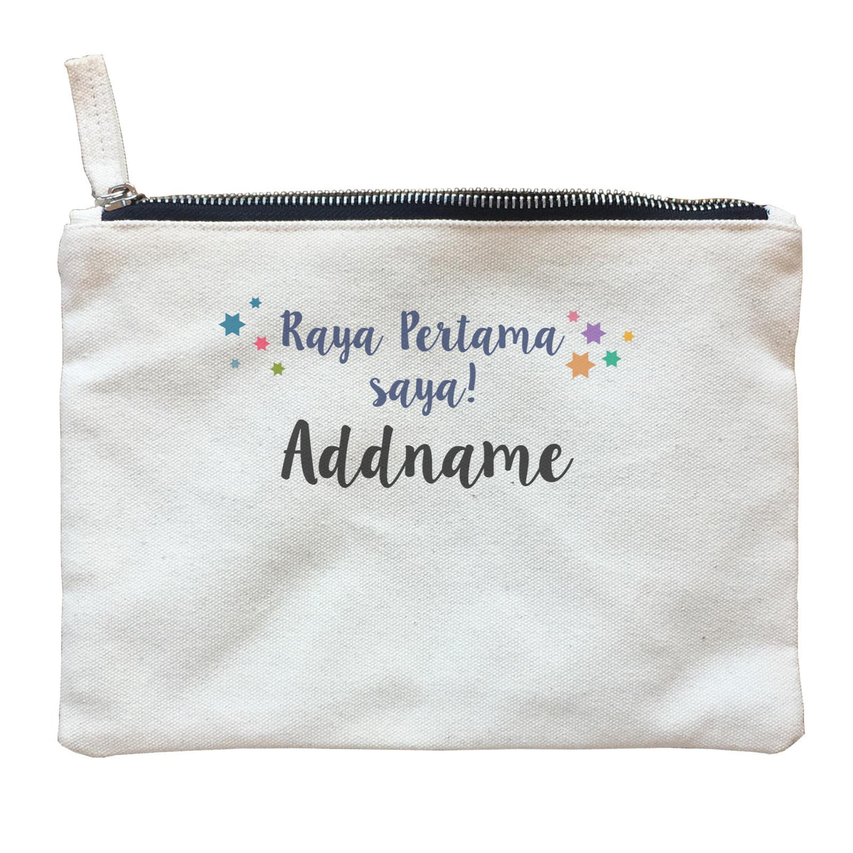 Raya Pertama Saya With Coloured Sparkles With Coloured Sparkles Zipper Pouch