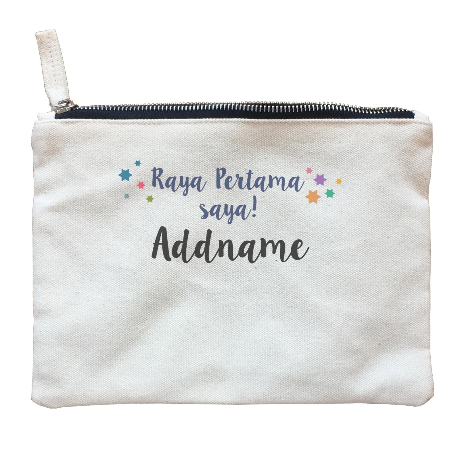 Raya Pertama Saya With Coloured Sparkles With Coloured Sparkles Zipper Pouch