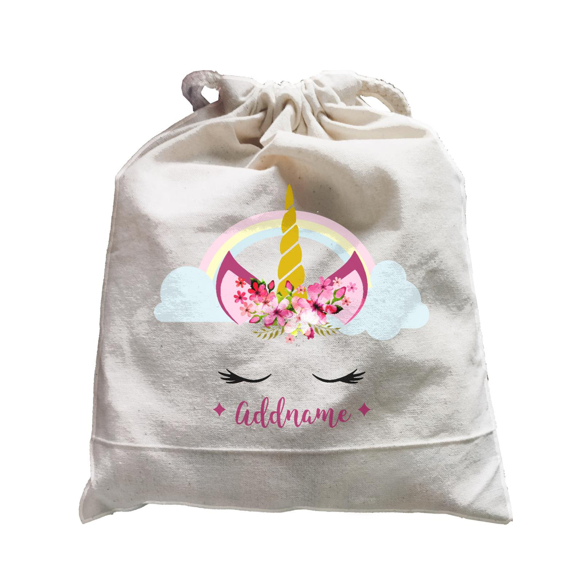 Unicorn Face Girl Addname Satchel