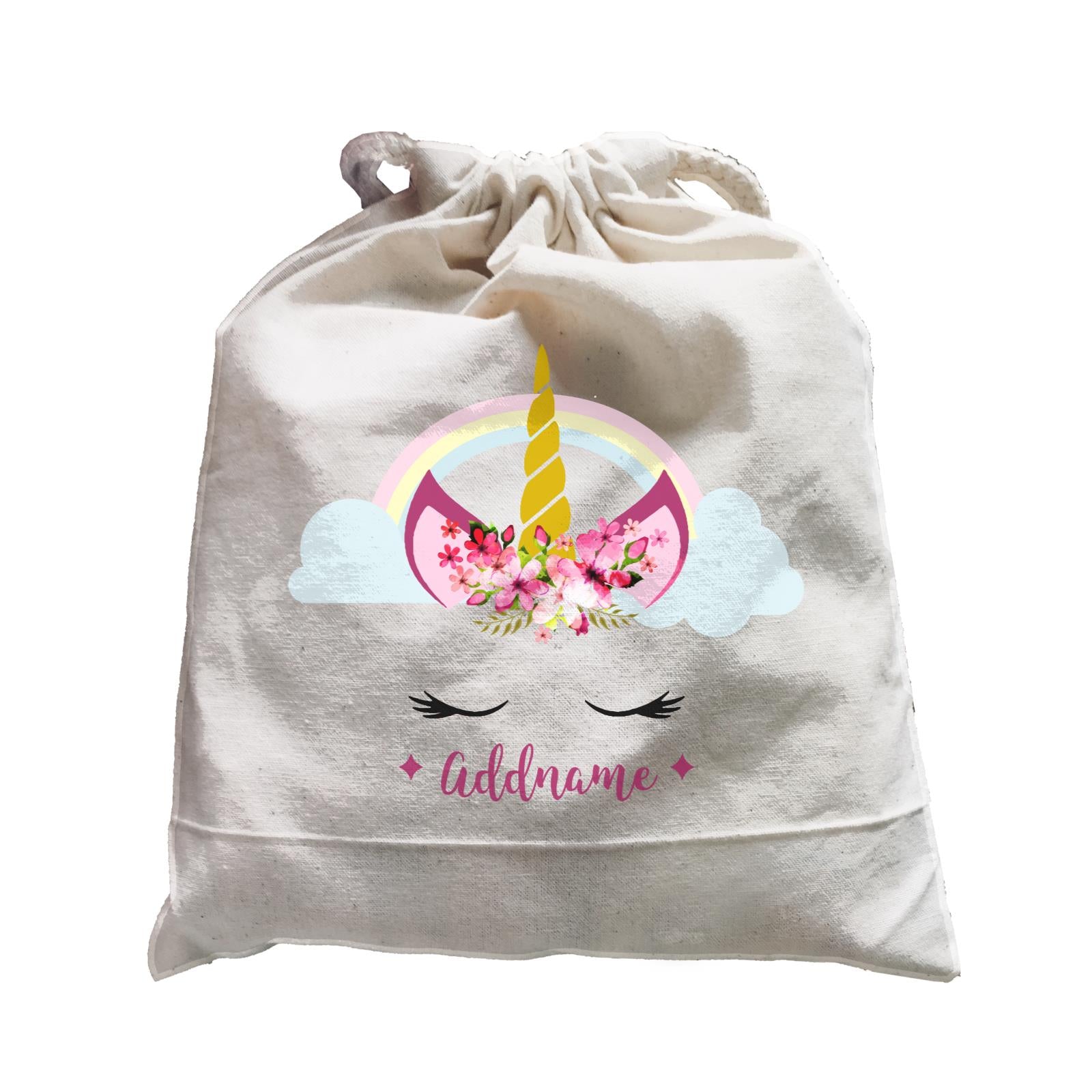 Unicorn Face Girl Addname Satchel